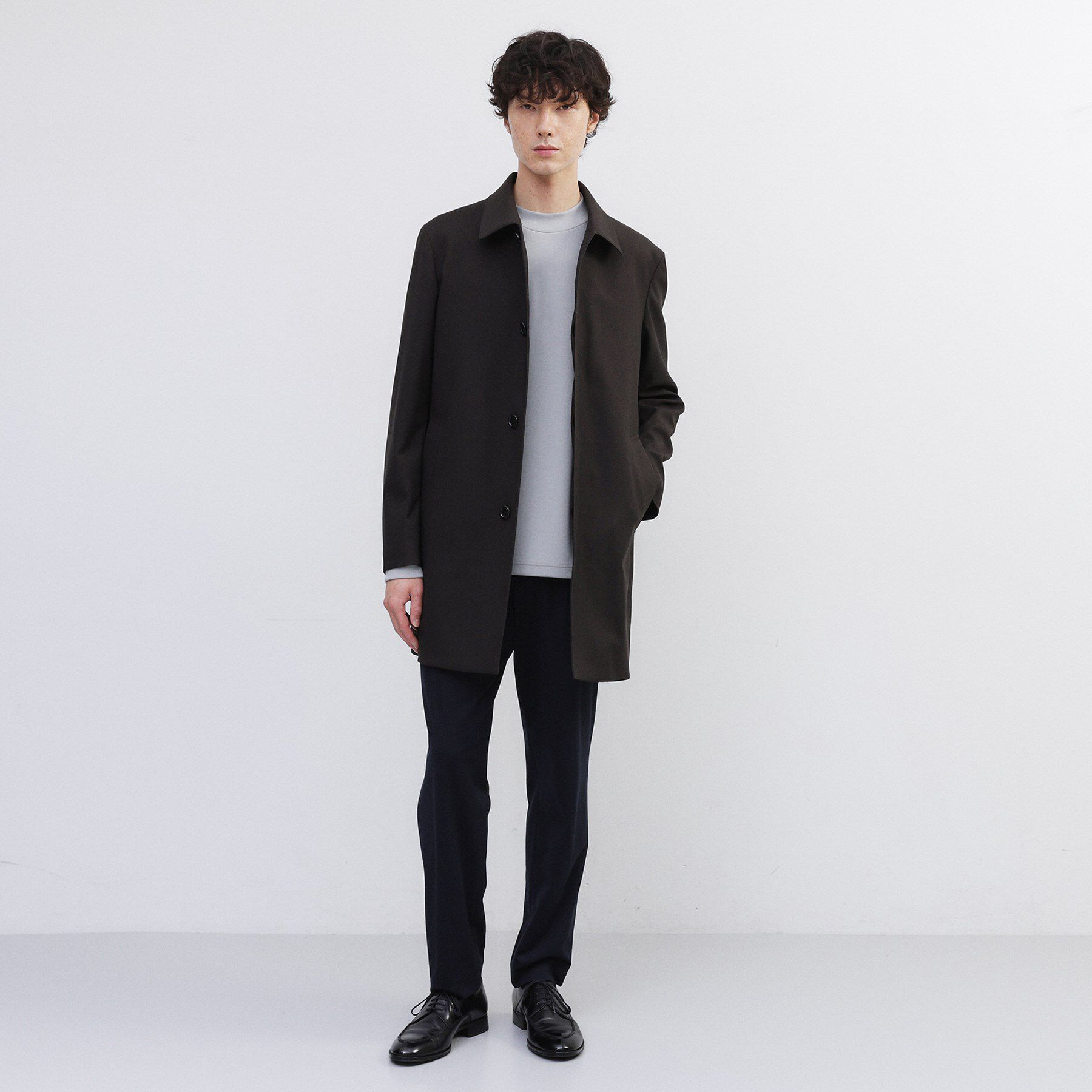 TAKEO KIKUCHI「【ダウンライナー付き】メランジ ステンカラー コート」|ステンカラーコート|