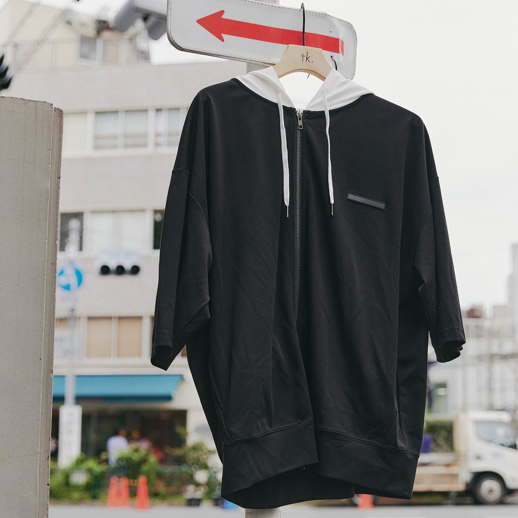 tk.TAKEO KIKUCHI「オーバージップパーカ」|パーカー|