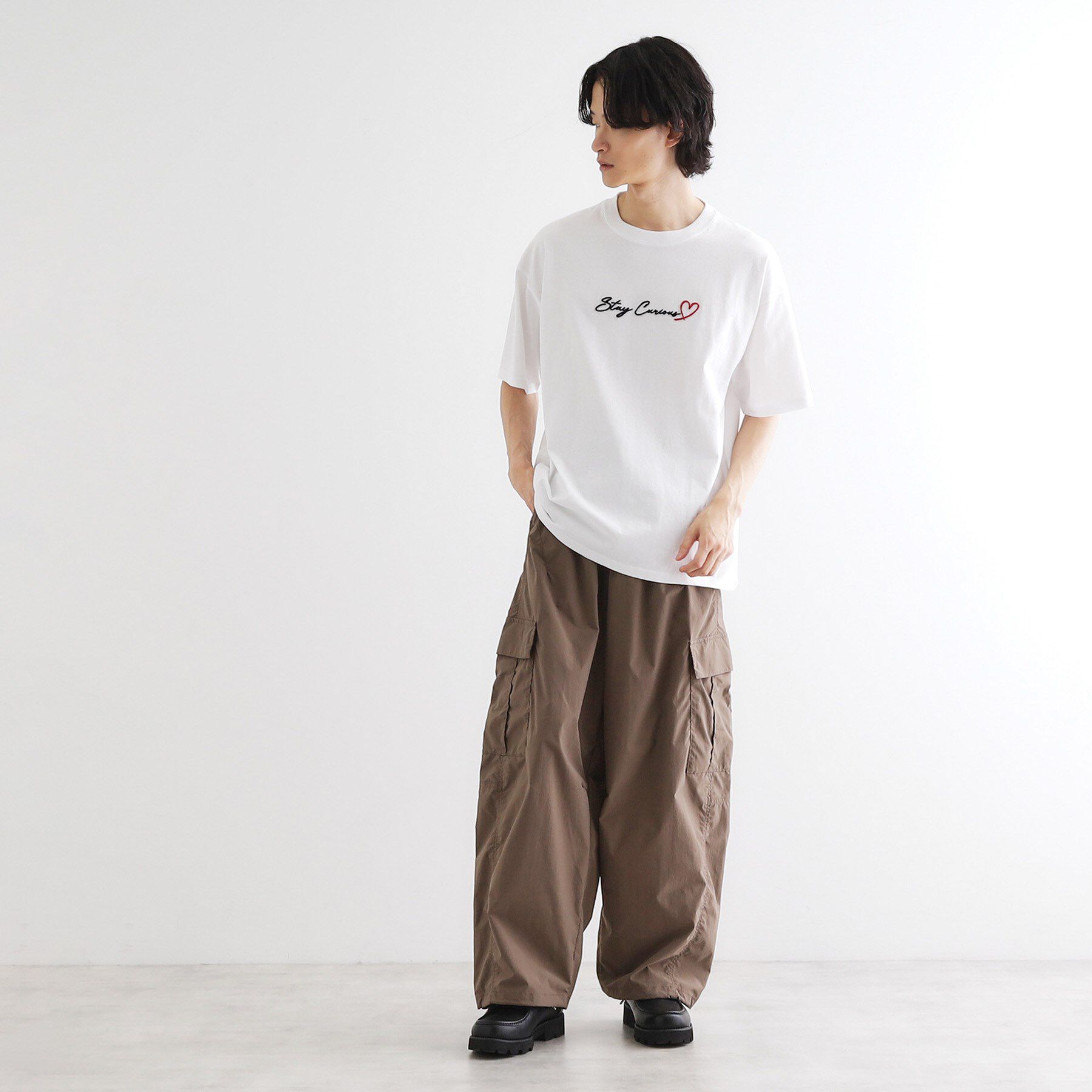 tk.TAKEO KIKUCHI「ハート＆フラワーTシャツ」|Tシャツ・カットソー|