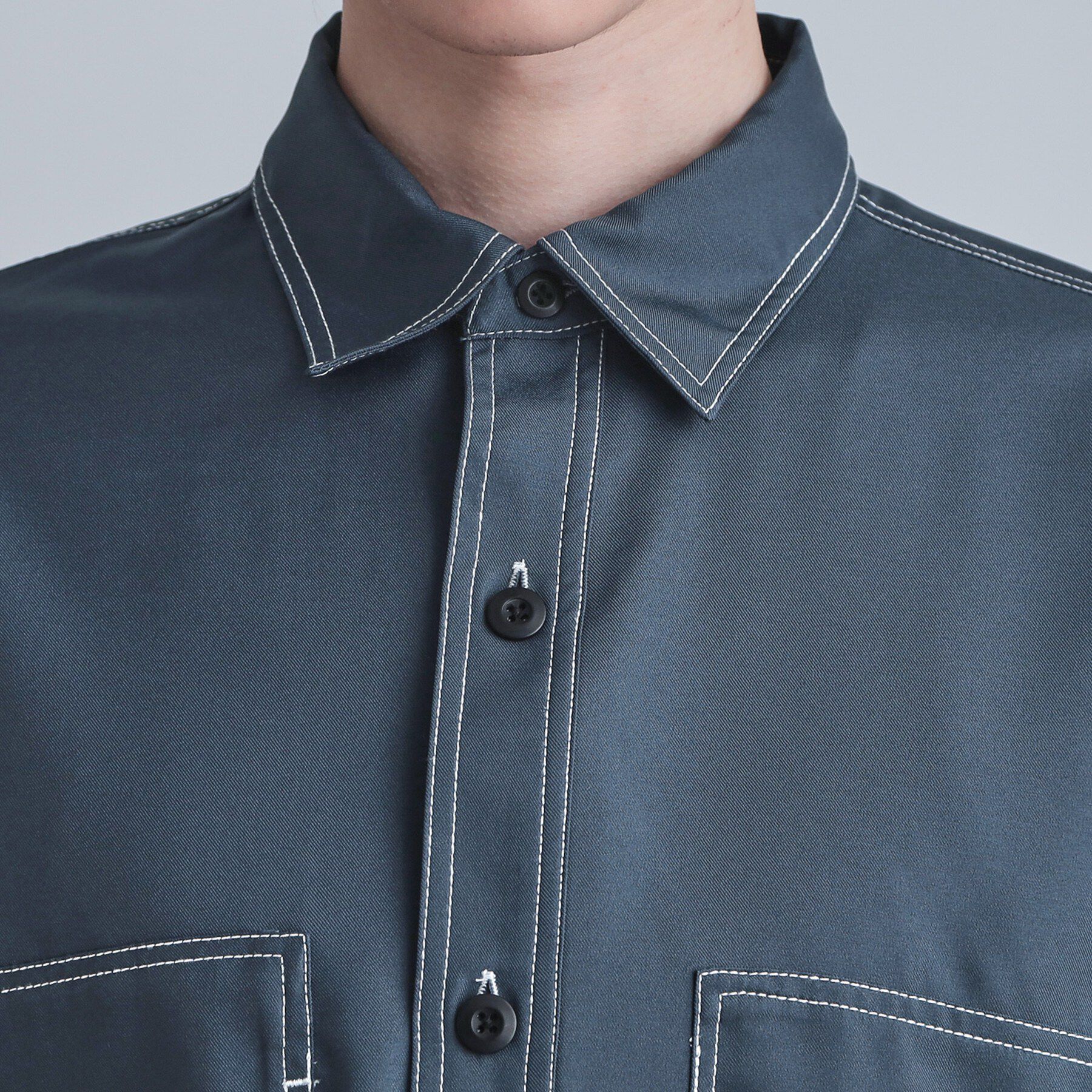 tk.TAKEO KIKUCHI「配色ステッチシャツ」|シャツ・ブラウス|