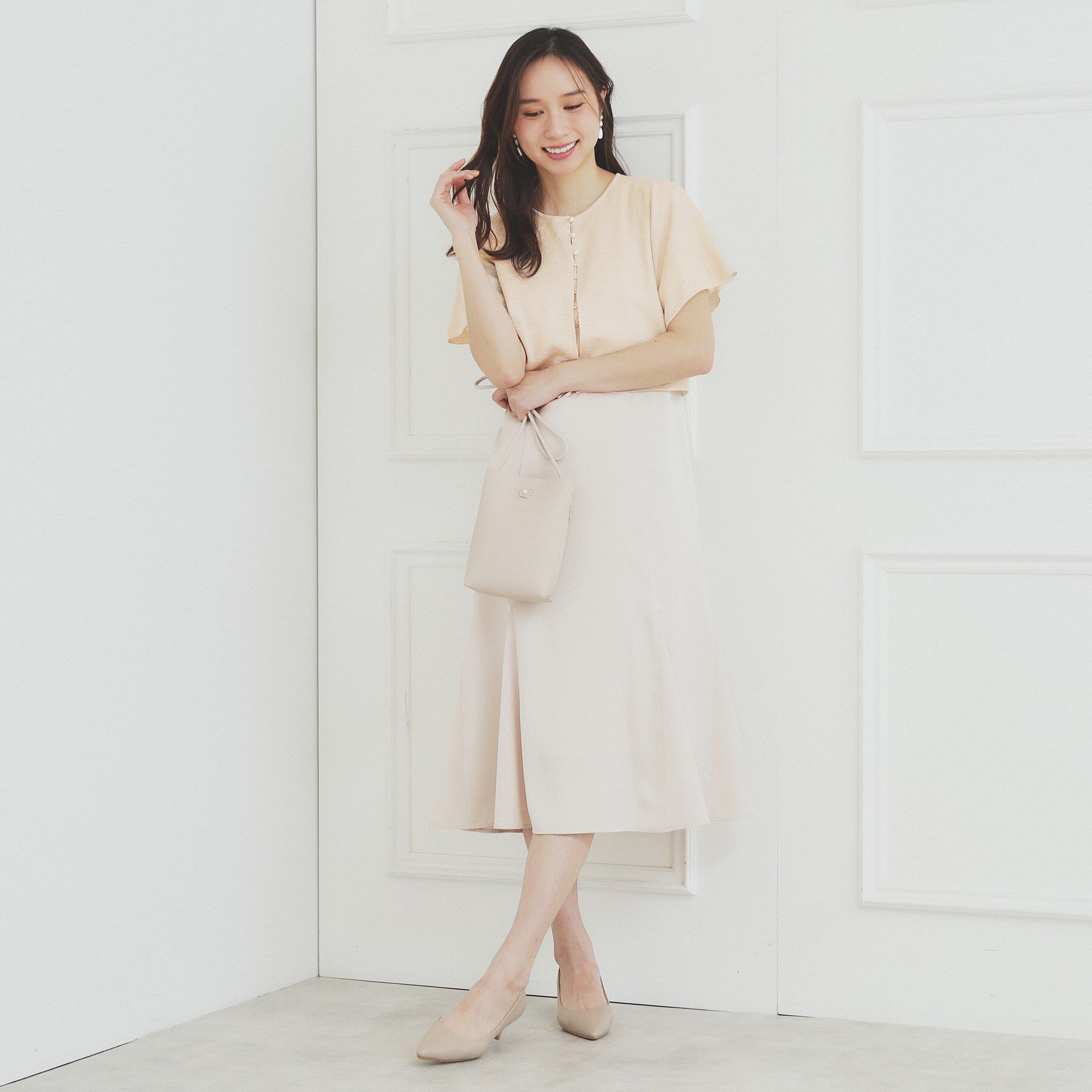 index「シャイニーショートボレロ/前後2WAY【洗濯機洗い可/抗ピル】」|カーディガン|