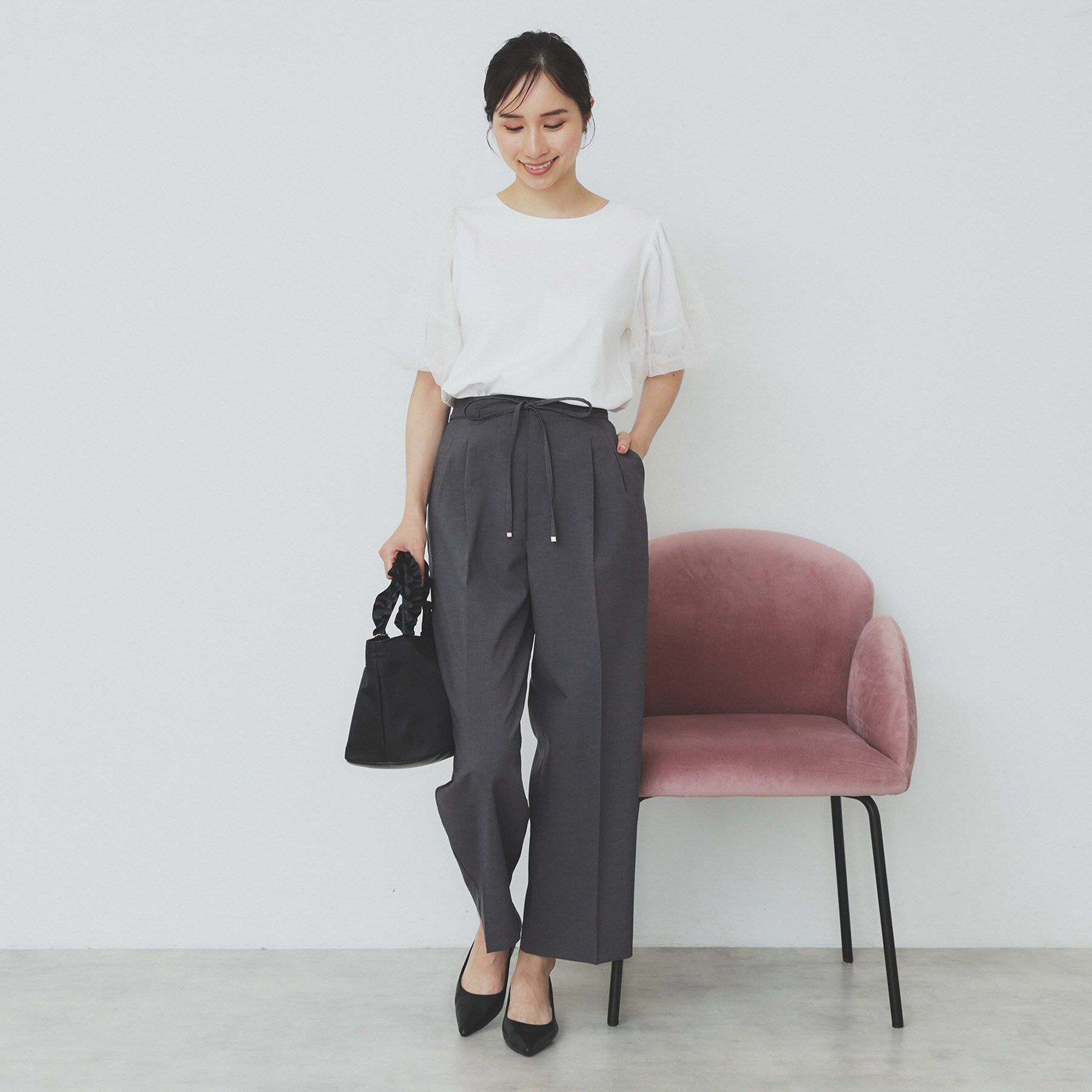 index「ストレッチ2タックワイドパンツ【洗濯機洗い可/接触冷感/吸水速乾】」|その他|