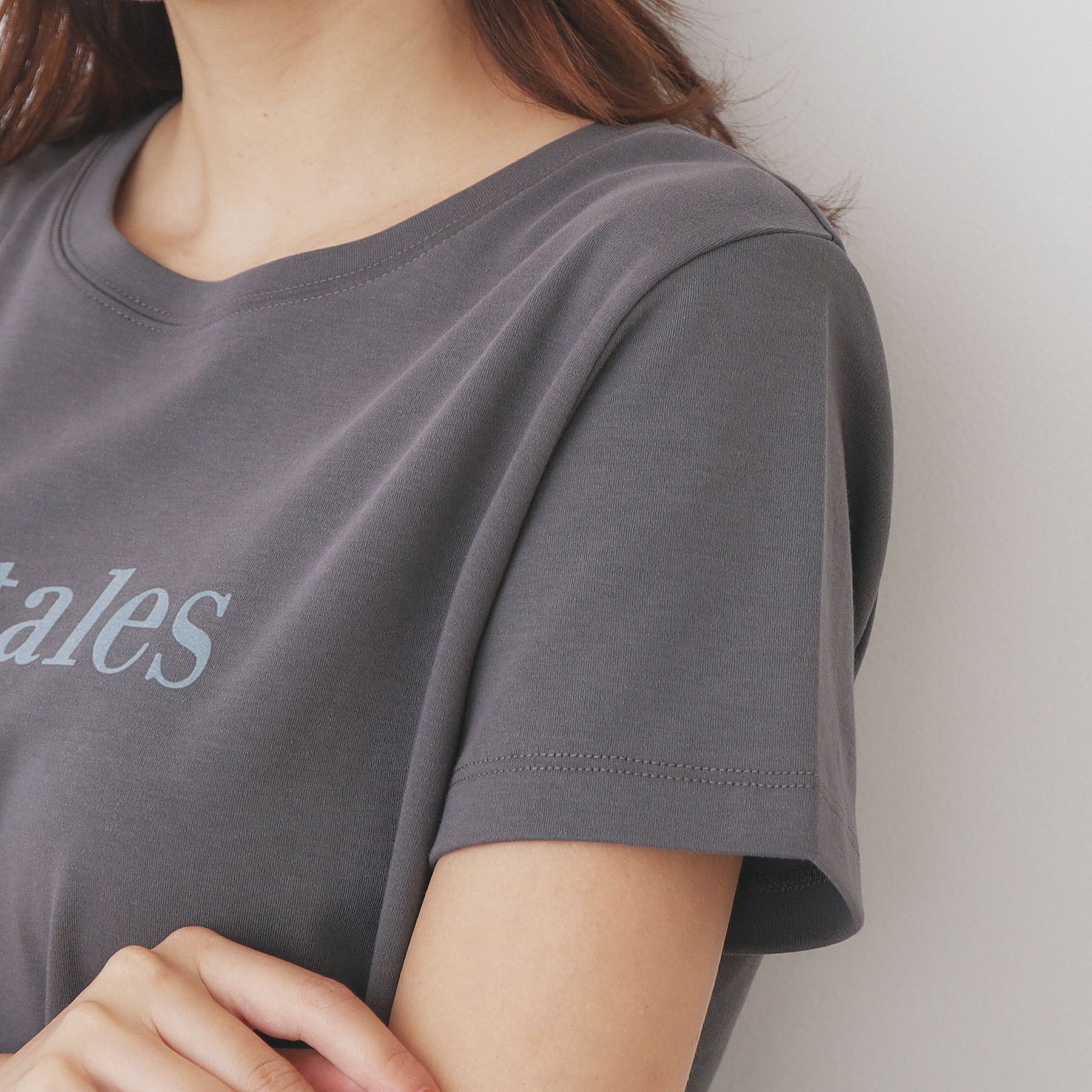 index「《S-LLサイズ》フロッキーロゴTシャツ【接触冷感/UVケア/洗濯機洗い可】」|Tシャツ・カットソー|