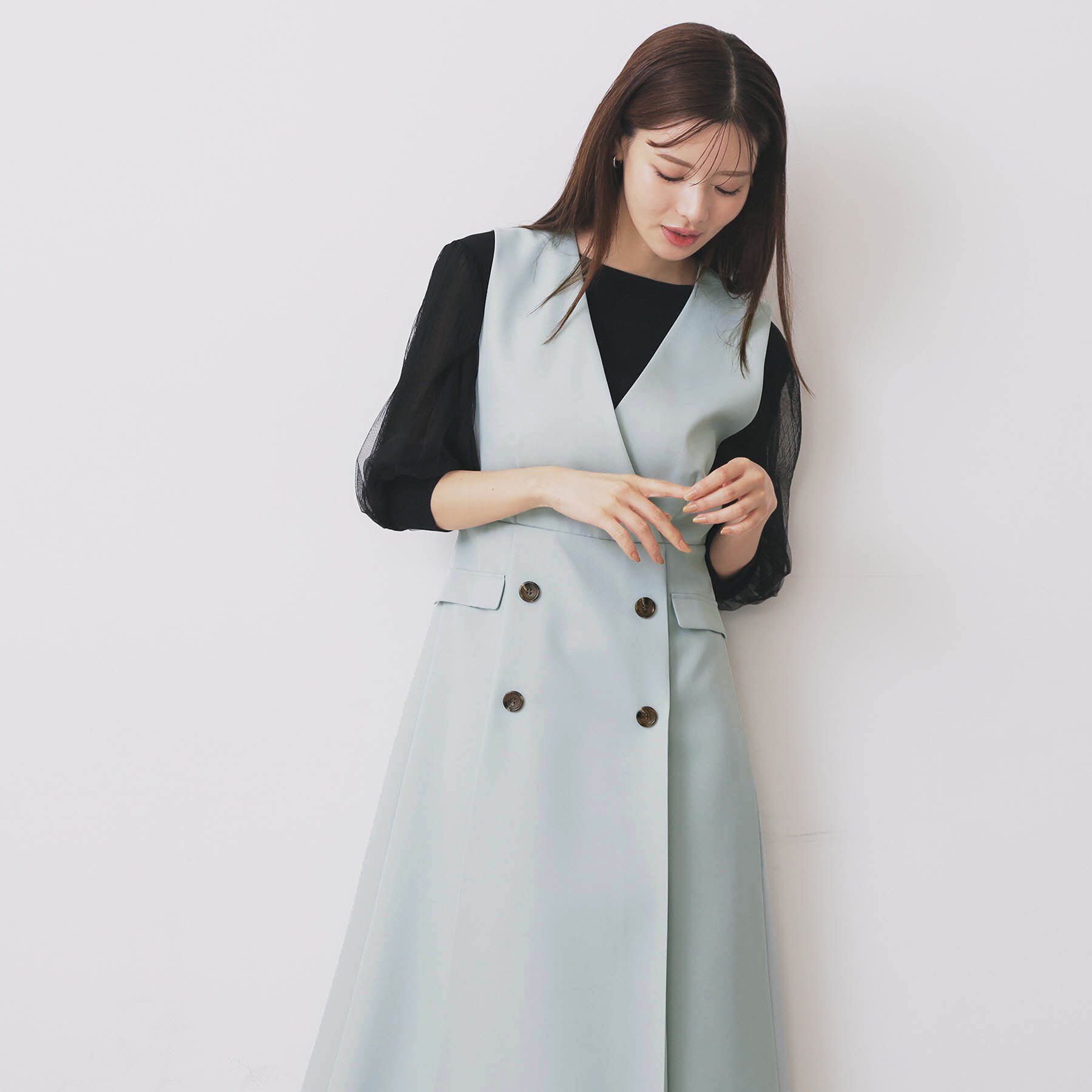 index「トレンチディティールワンピース【洗濯機OK/イージーアイロン/防シワ】」|ワンピース|