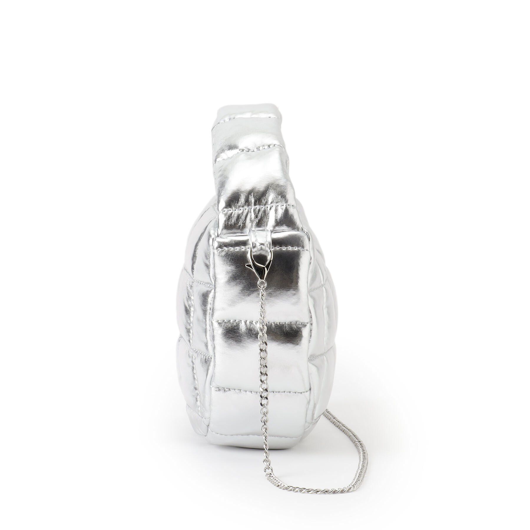 OPAQUE.CLIP「【2WAY】スクエアキルティングシャイニーミニショルダーバッグ」|ショルダー・メッセンジャー|