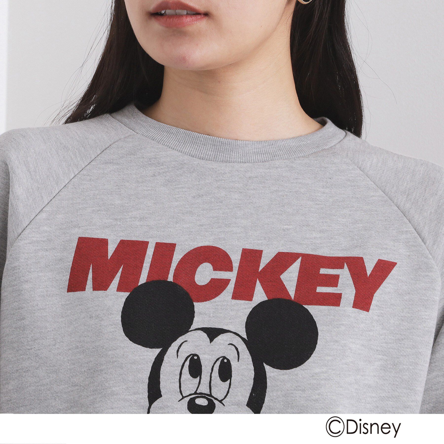 OPAQUE.CLIP「《Mickey Mouse》プリントアソートスウェット【洗濯機OK】」|パーカー|