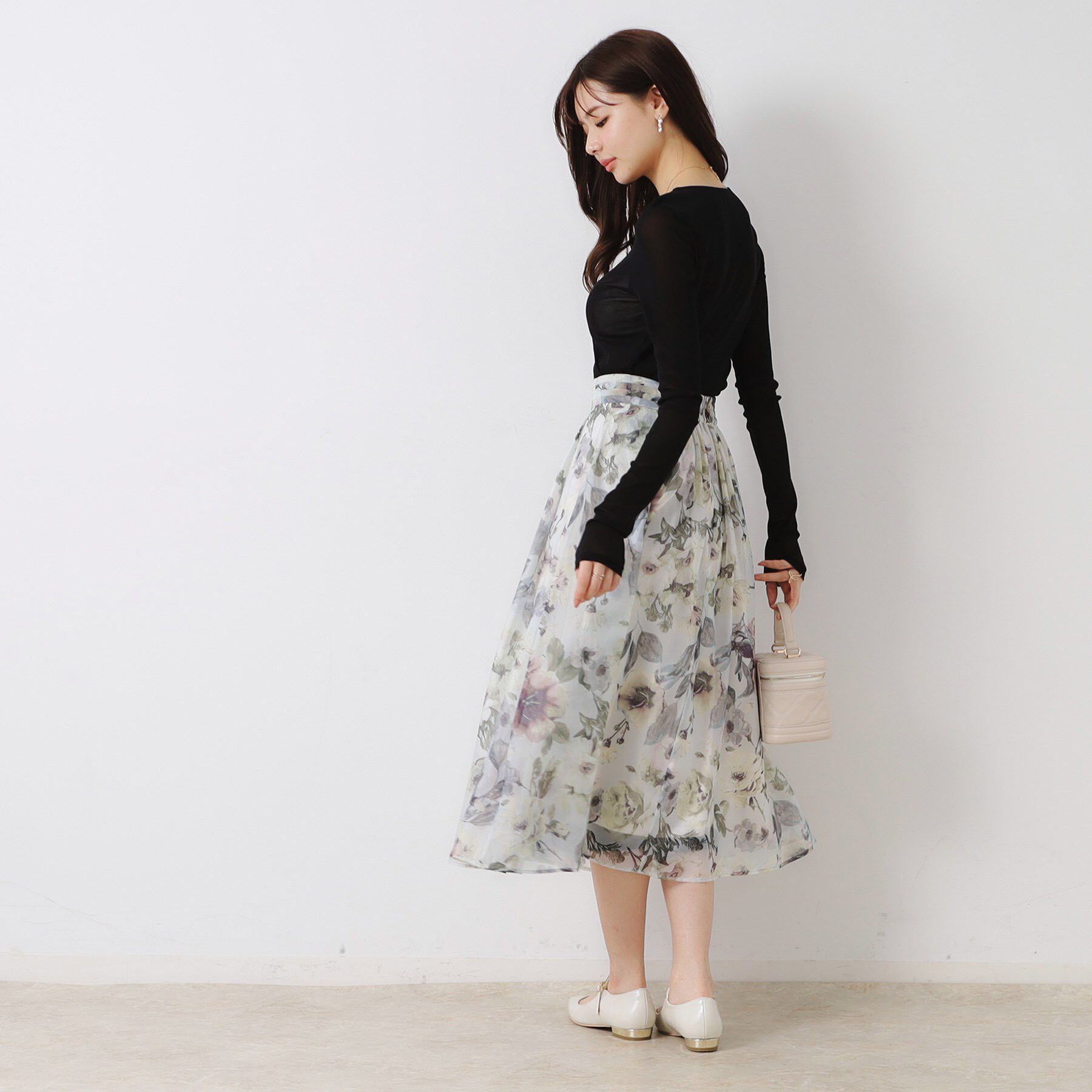 Couture broach「チュールクルーネックTシャツ」|Tシャツ・カットソー|