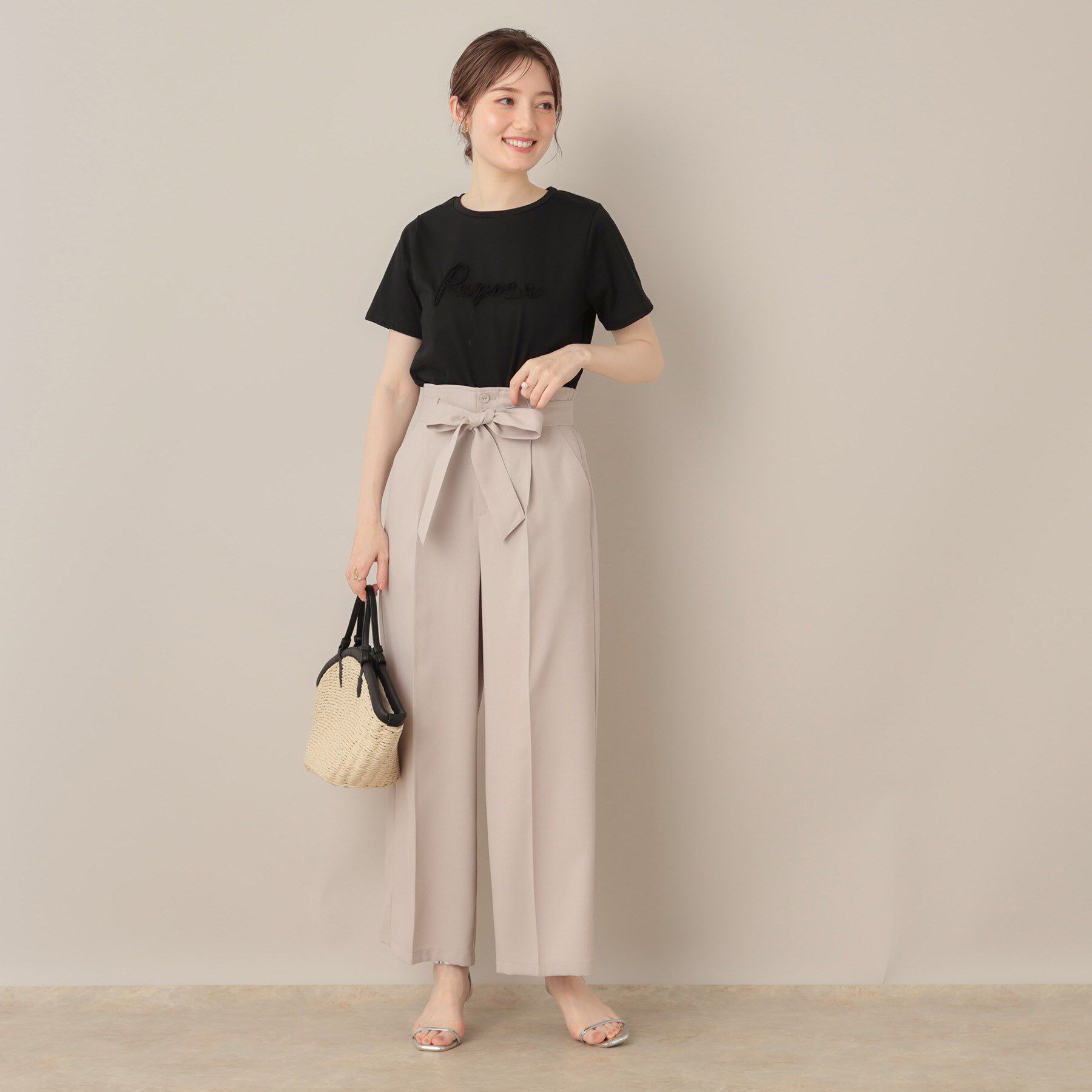 Couture broach「テープ刺繍ロゴT」|Tシャツ・カットソー|