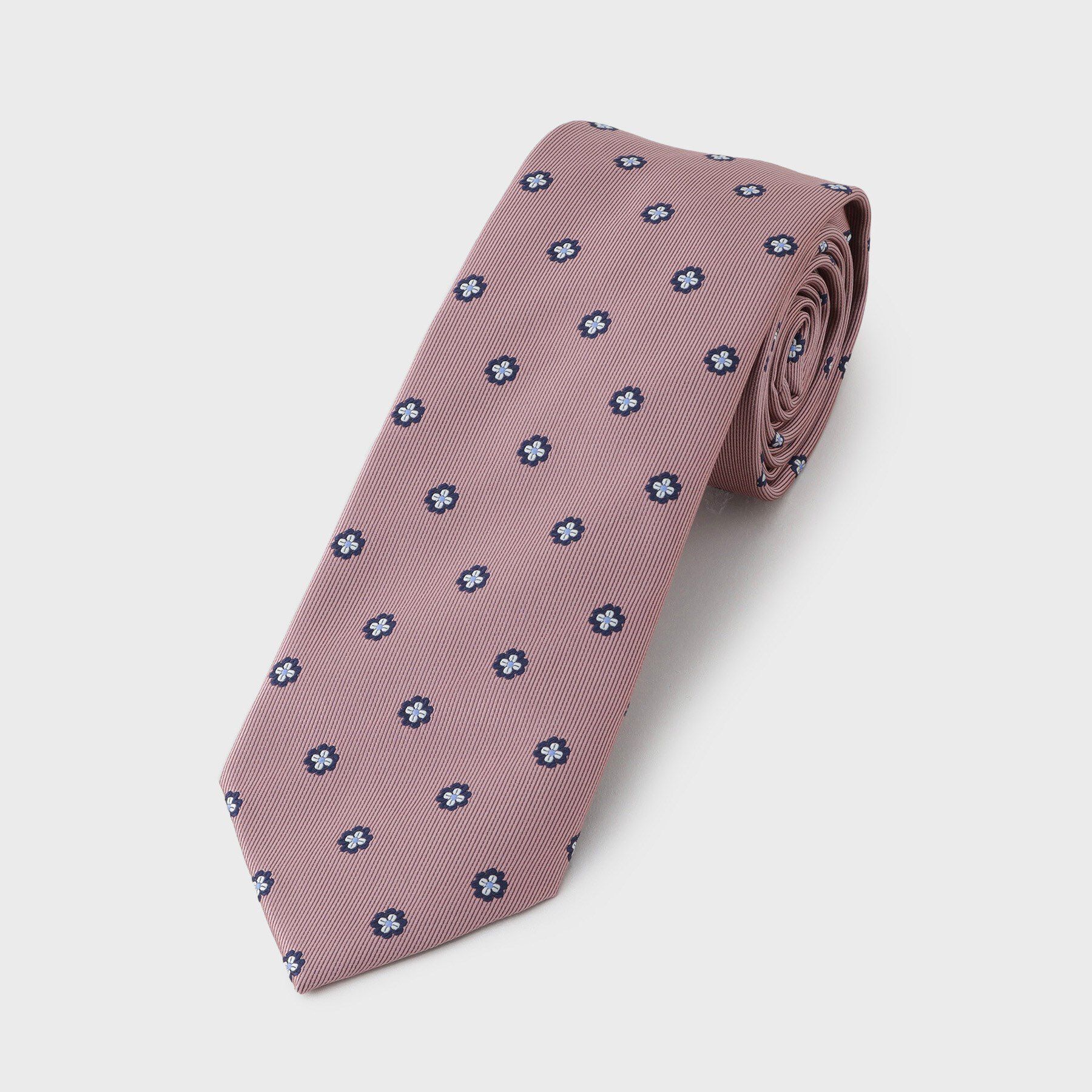 THE SHOP TK「マルチフラワーデザインネクタイ 【洗濯機OK】」|ネクタイ・蝶ネクタイ|ピンク(171)