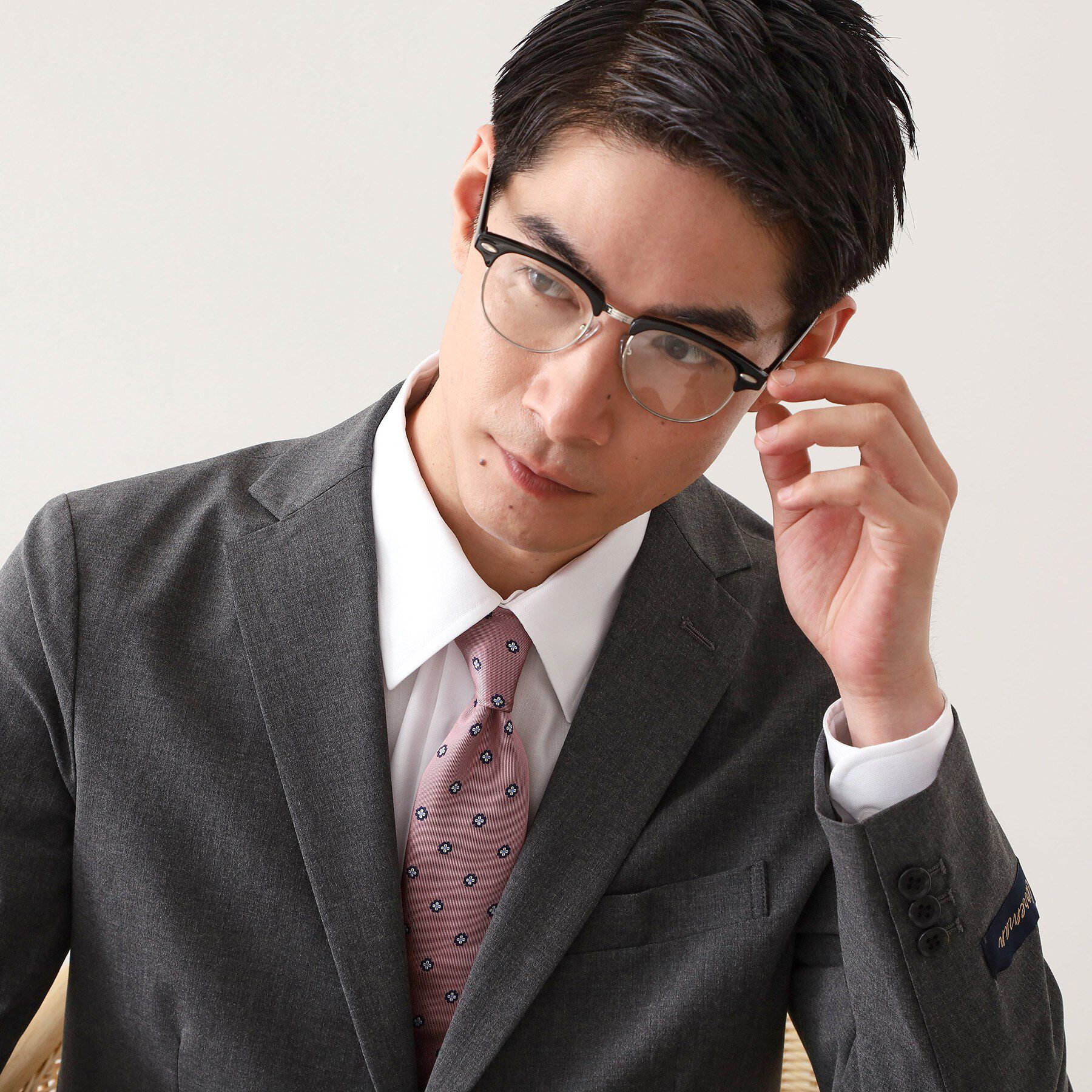 THE SHOP TK「マルチフラワーデザインネクタイ 【洗濯機OK】」|ネクタイ・蝶ネクタイ|