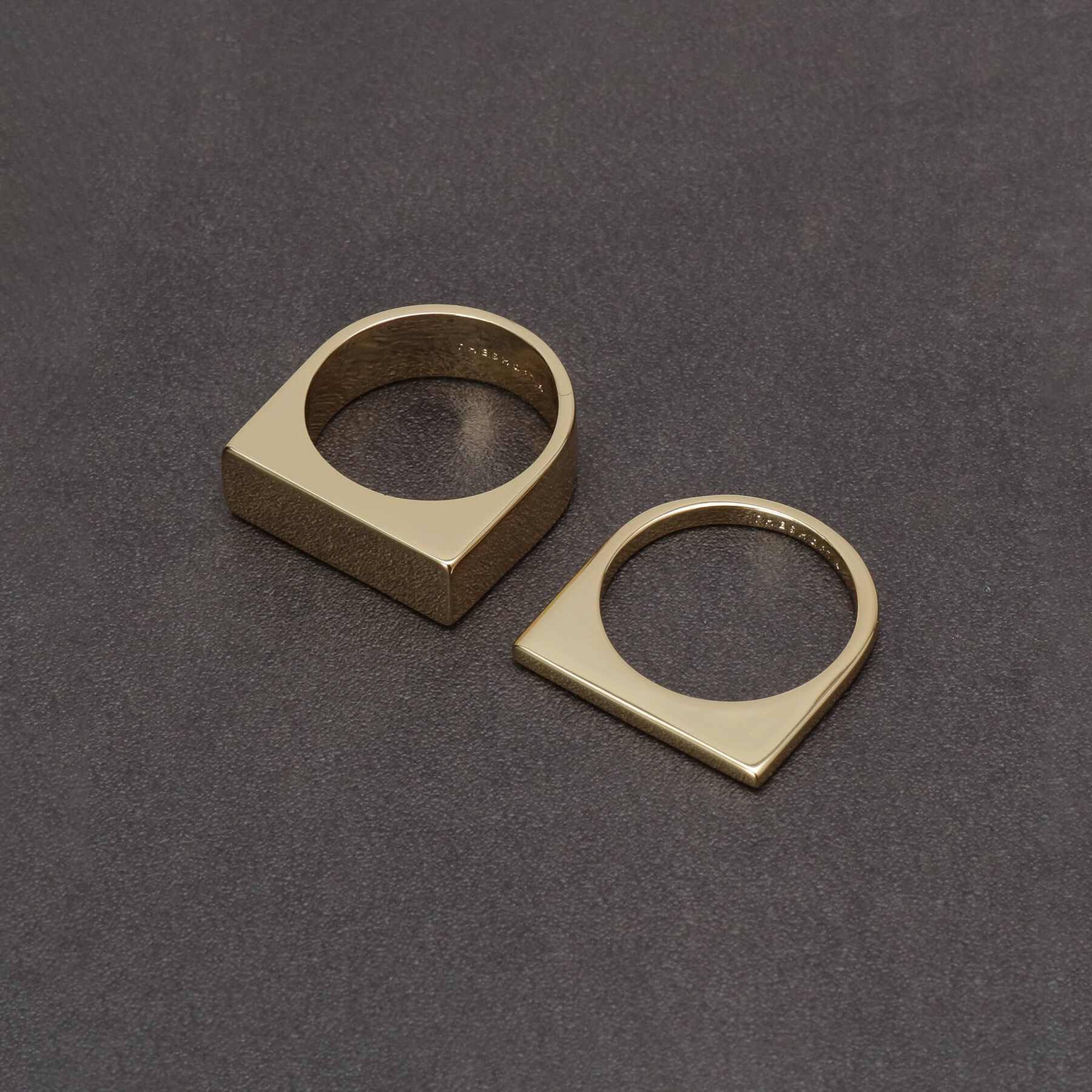 THE SHOP TK「スクエアセットリング」|リング|ゴールド(007)