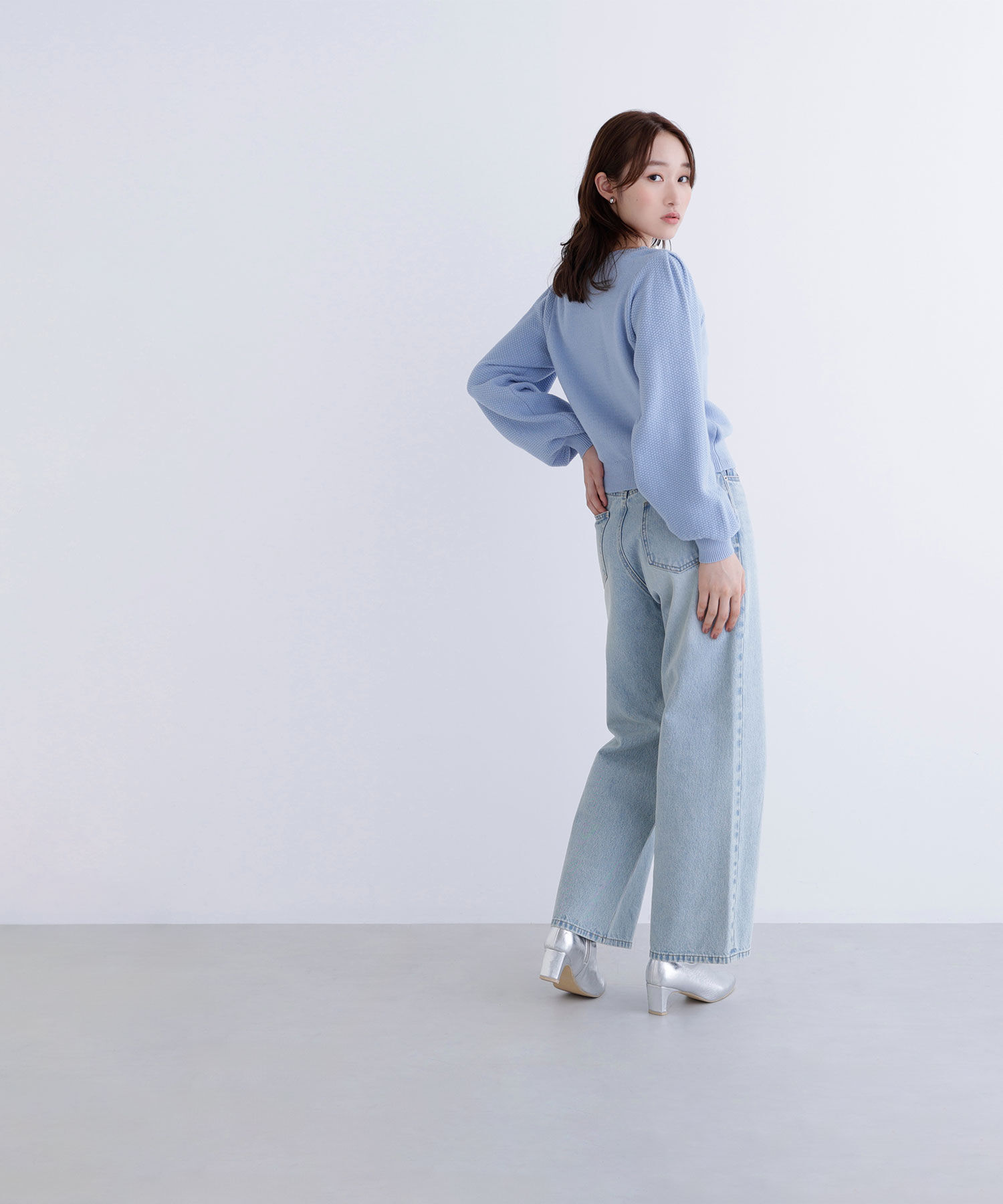  「パールネックニット」|ニット・セーター|