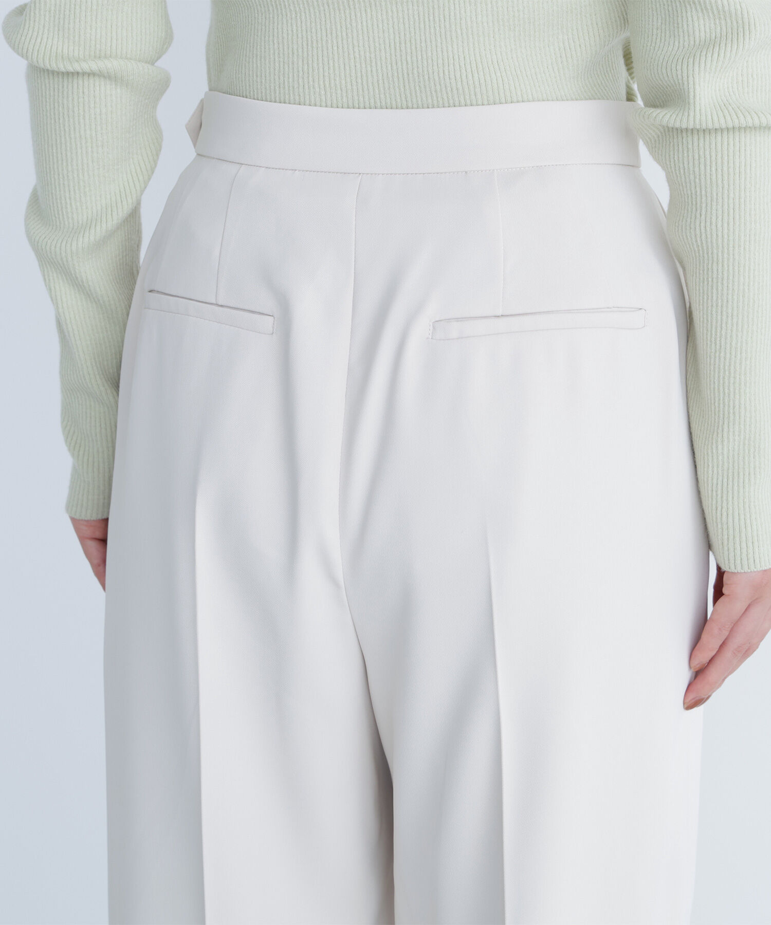  「メタルディティールタックワイドパンツ」|その他|