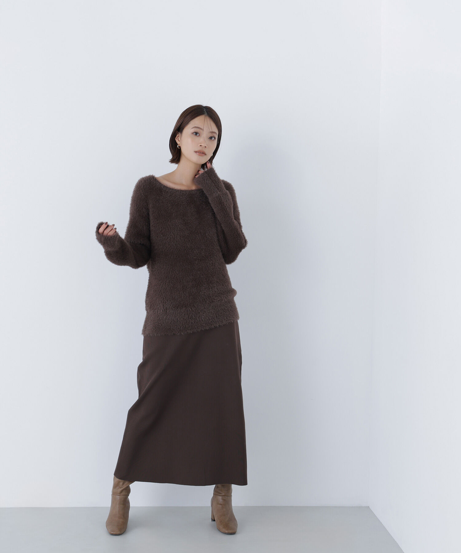  「フェザーニットセットアップ」|ワンピース|