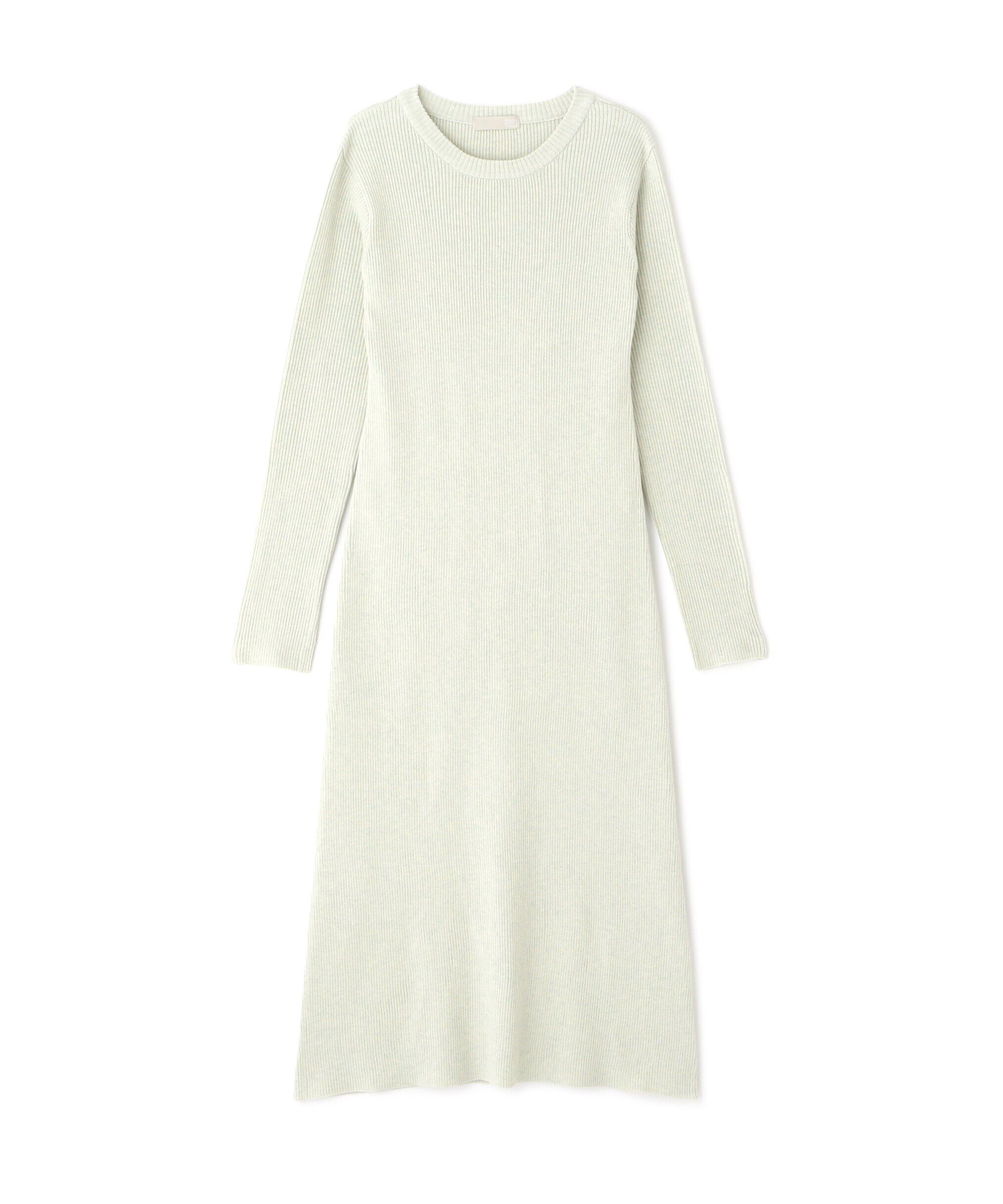  「リブニットロングワンピース」|ワンピース|