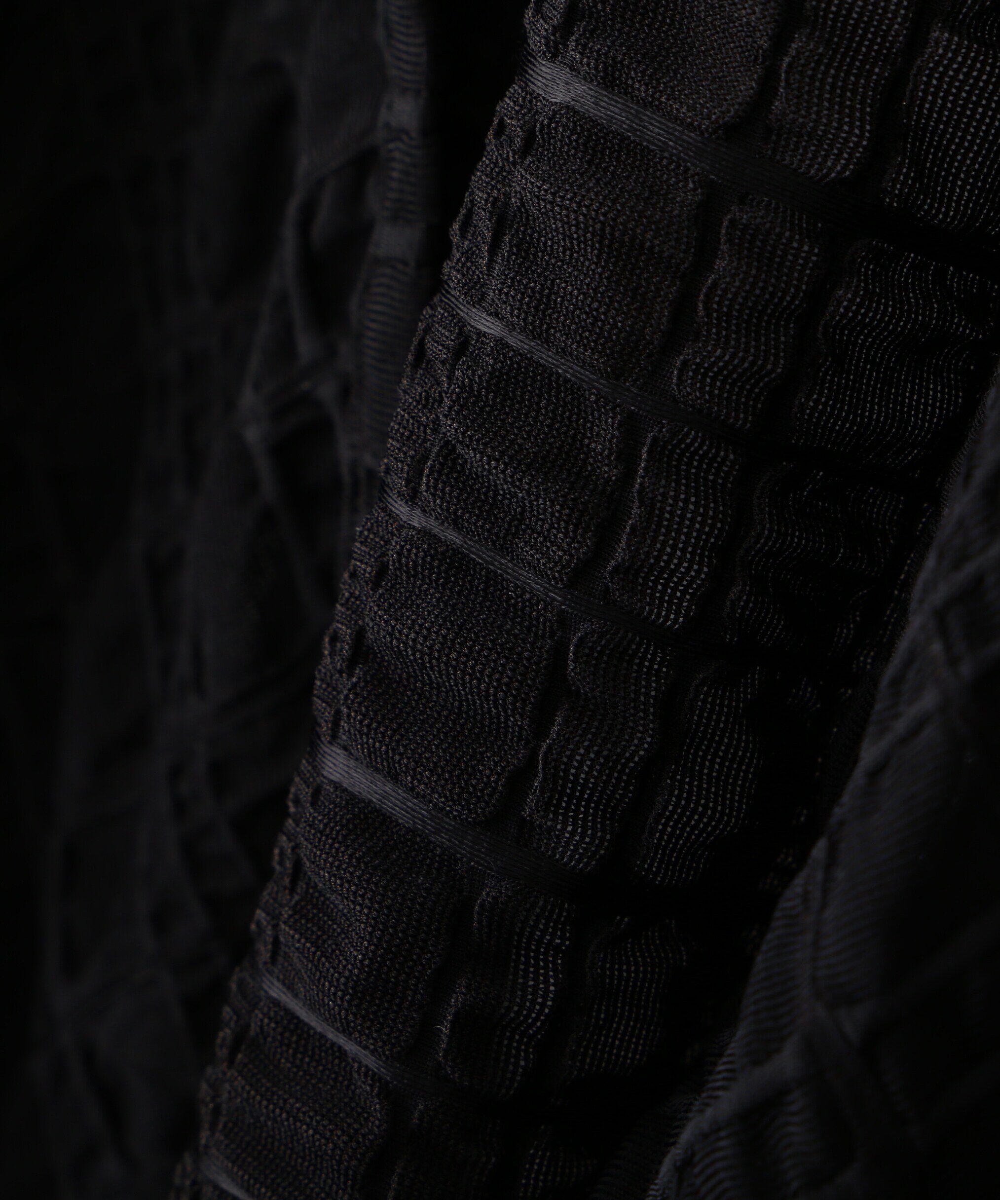  「シアーチェック袖シャーリングボレロ」|Tシャツ・カットソー|