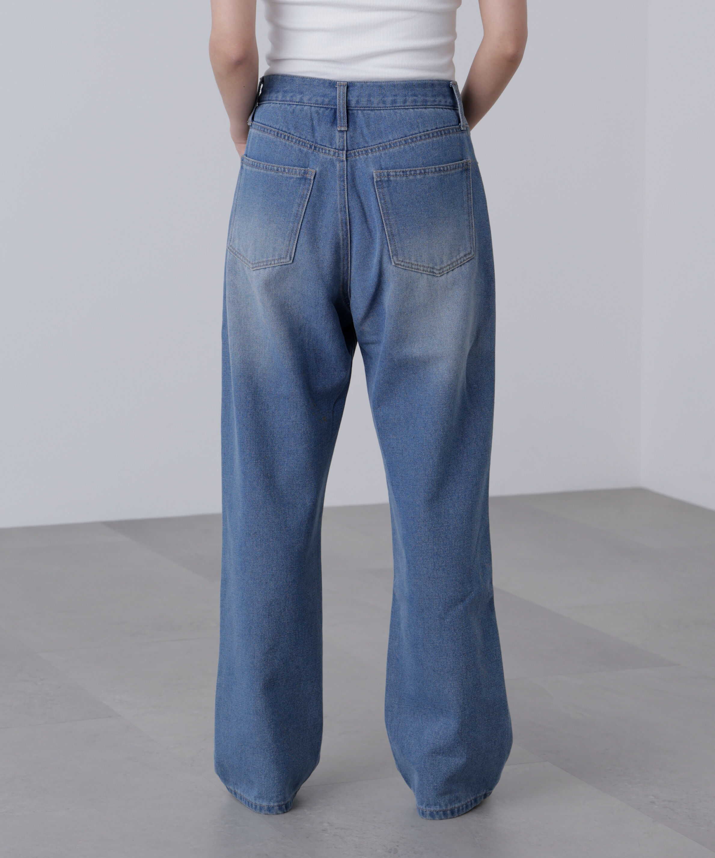  「[XS-Lサイズ展開]ストレートデニムパンツ」|その他|