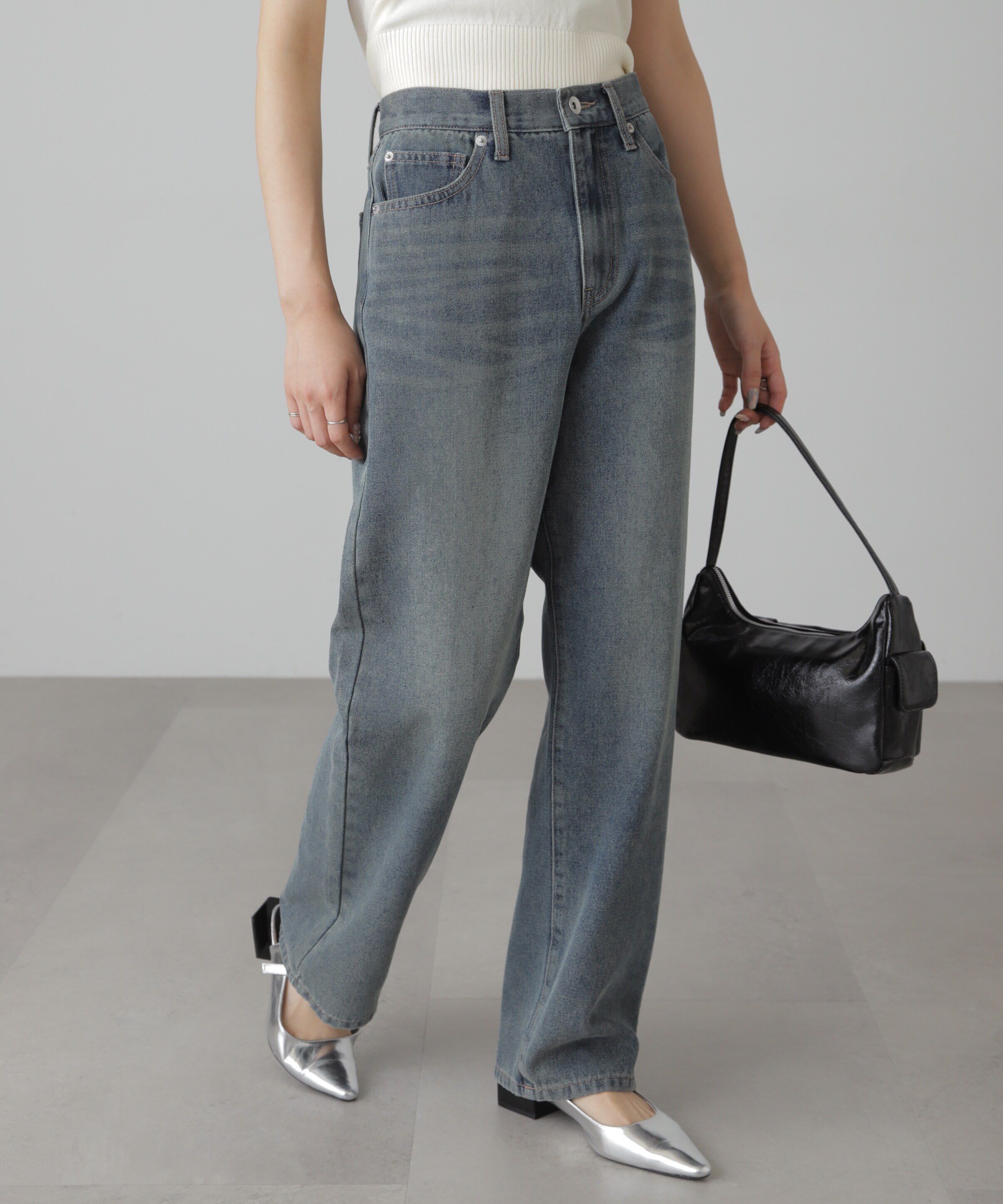  「[XS-Lサイズ展開]ストレートデニムパンツ」|その他|