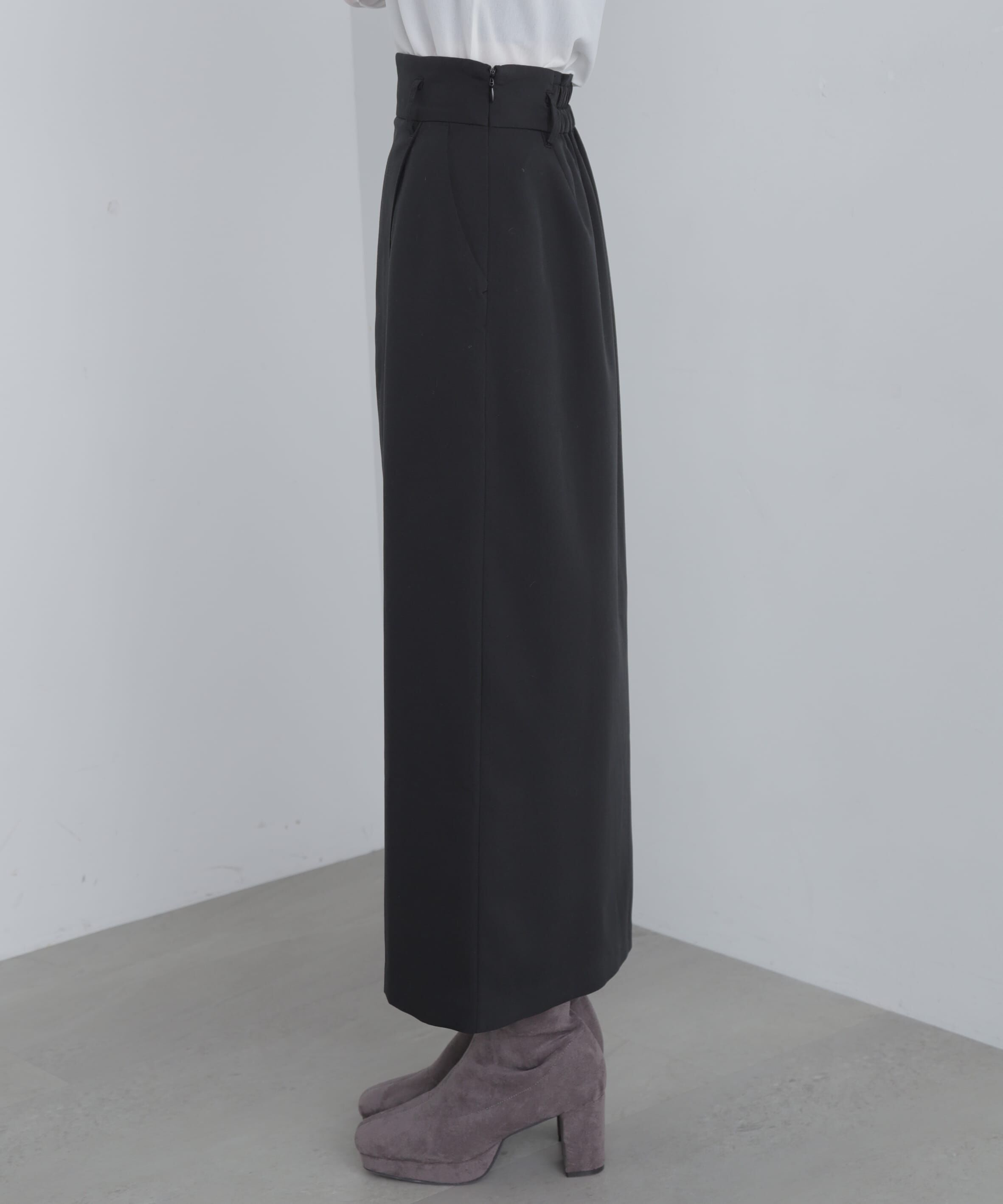  「ラップ風ナロースカート」|スカート|