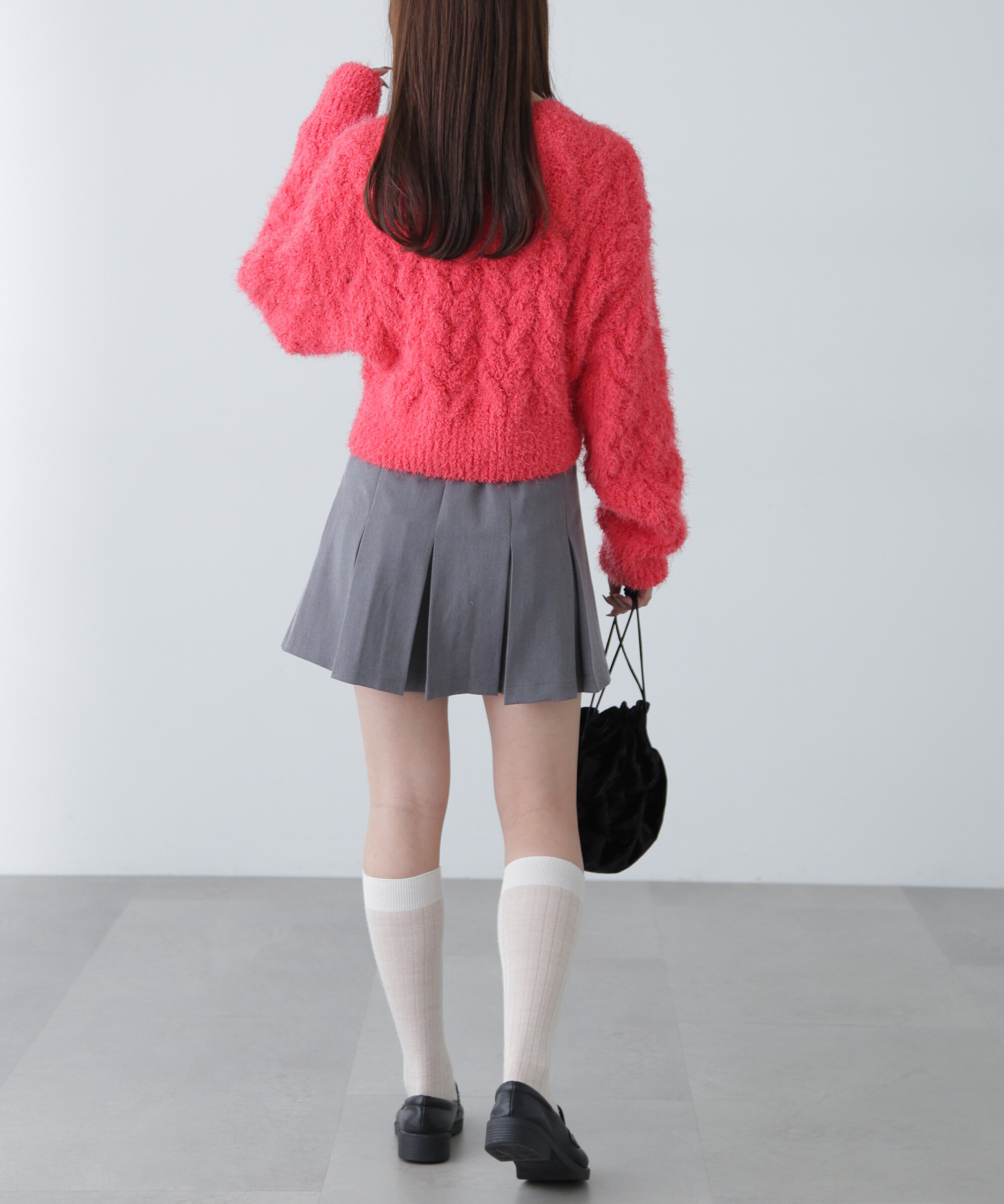  「シャギーケーブルニット」|ニット・セーター|