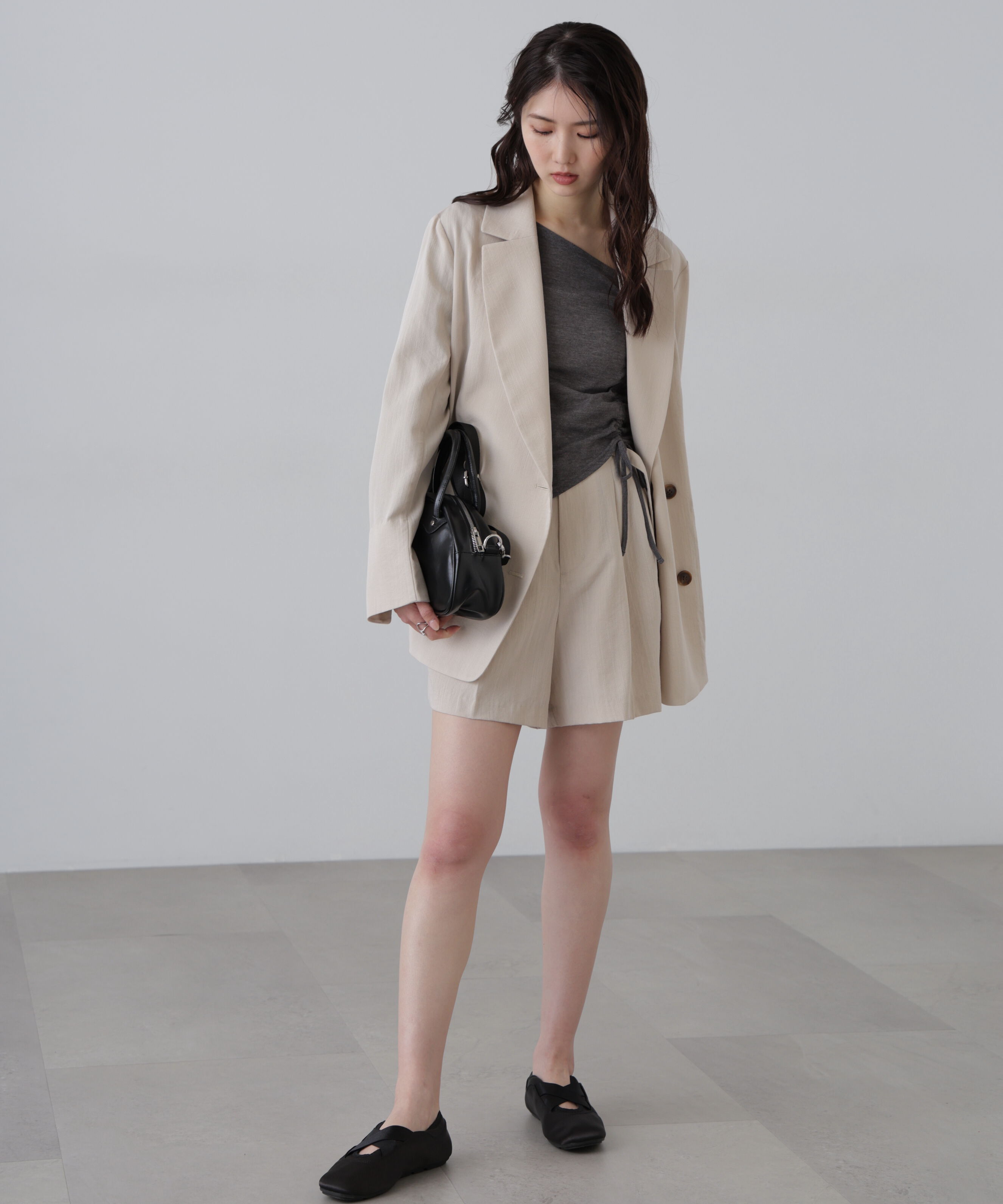  「麻調合繊ダブルブレストジャケット」|その他|