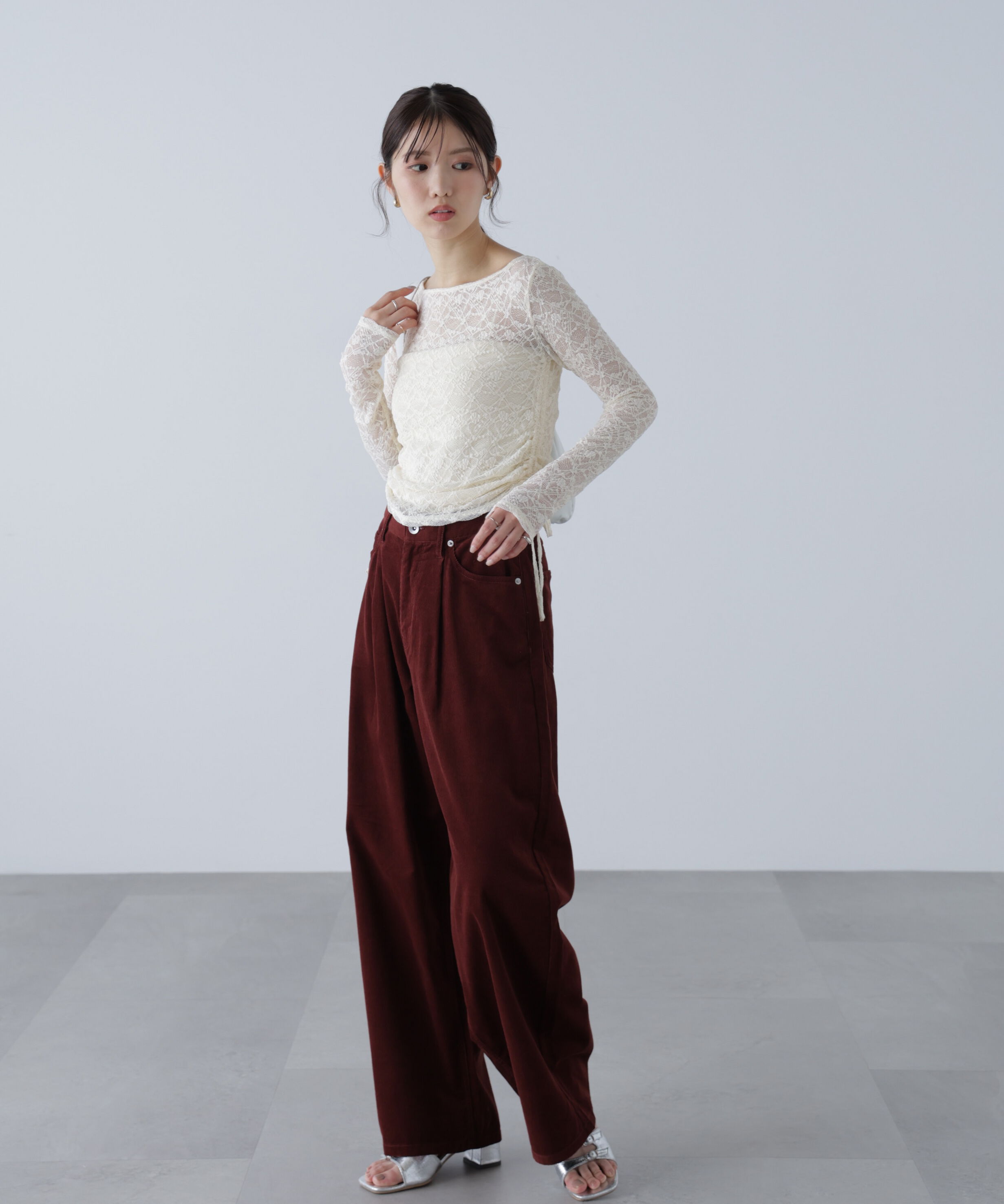  「サイドドロストレースカットソー」|Tシャツ・カットソー|