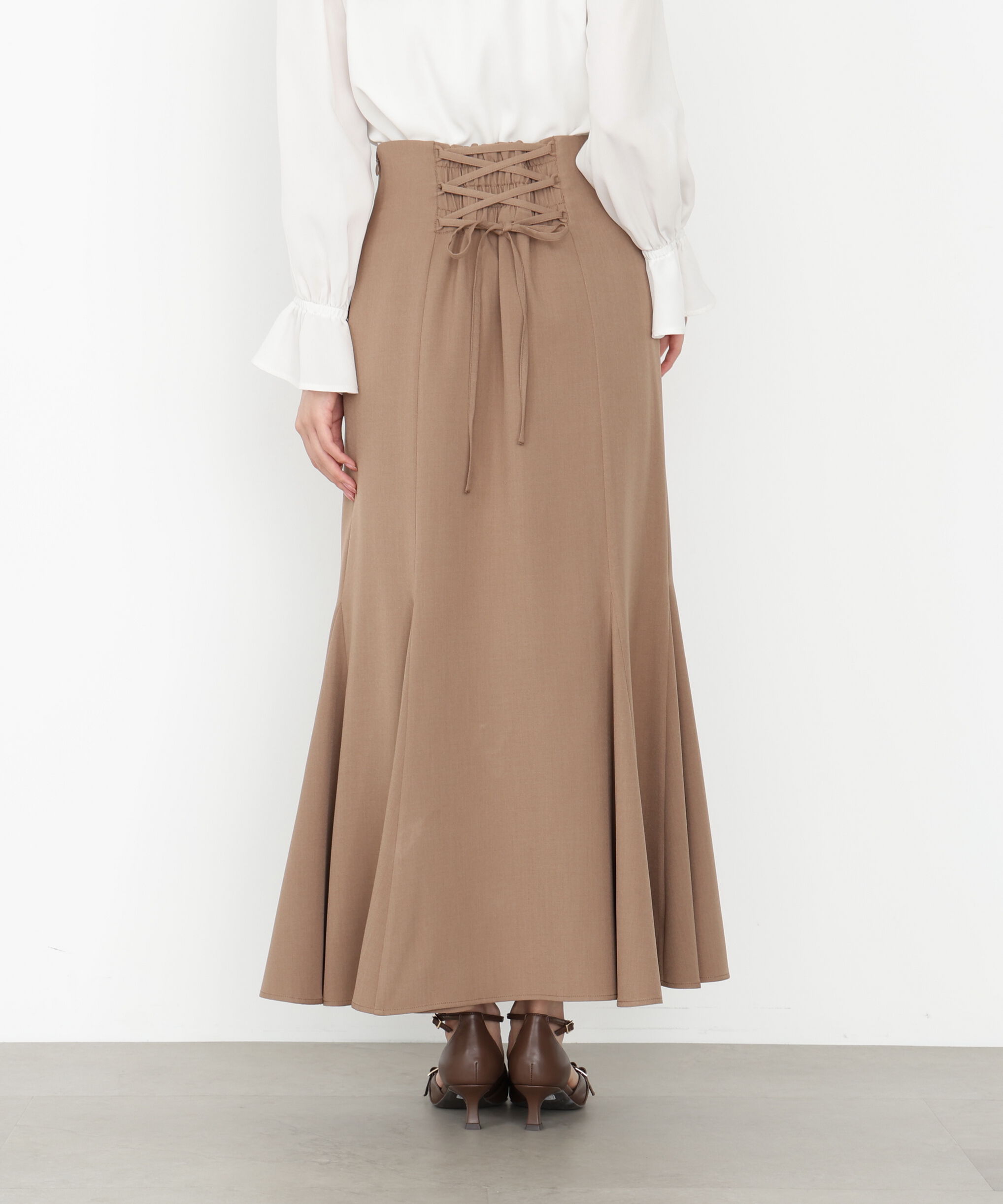 PROPORTION BODY DRESSING「バックレースアップマーメイドスカート 25AW」|スカート|