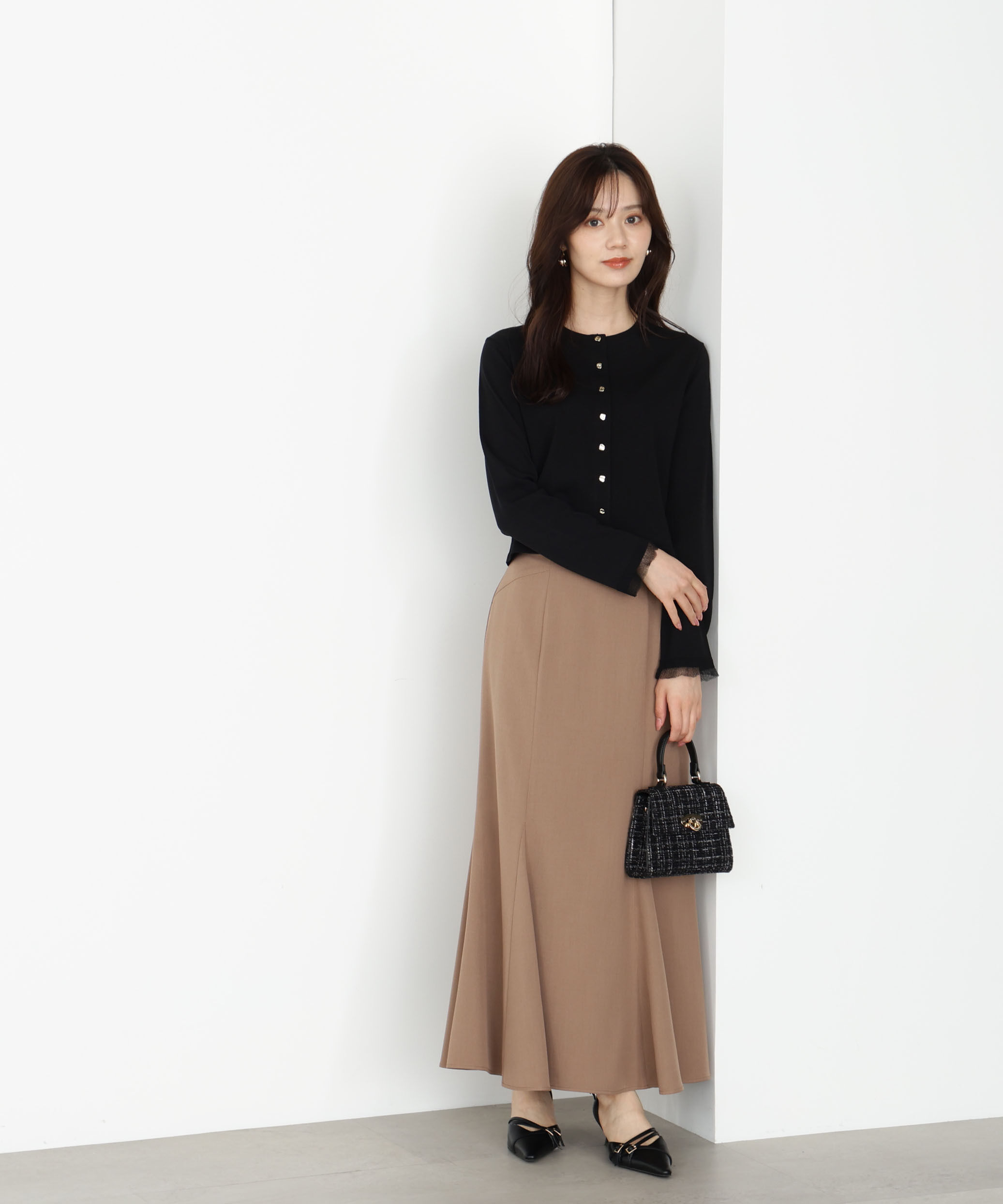 PROPORTION BODY DRESSING「バックレースアップマーメイドスカート 25AW」|スカート|