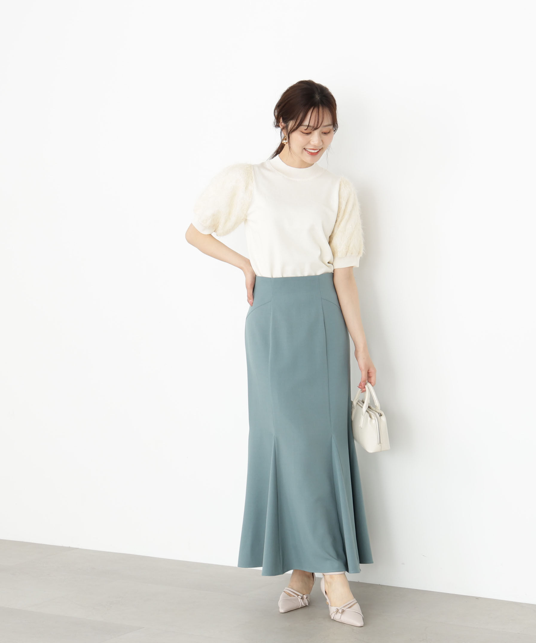 PROPORTION BODY DRESSING「バックレースアップマーメイドスカート 25AW」|スカート|