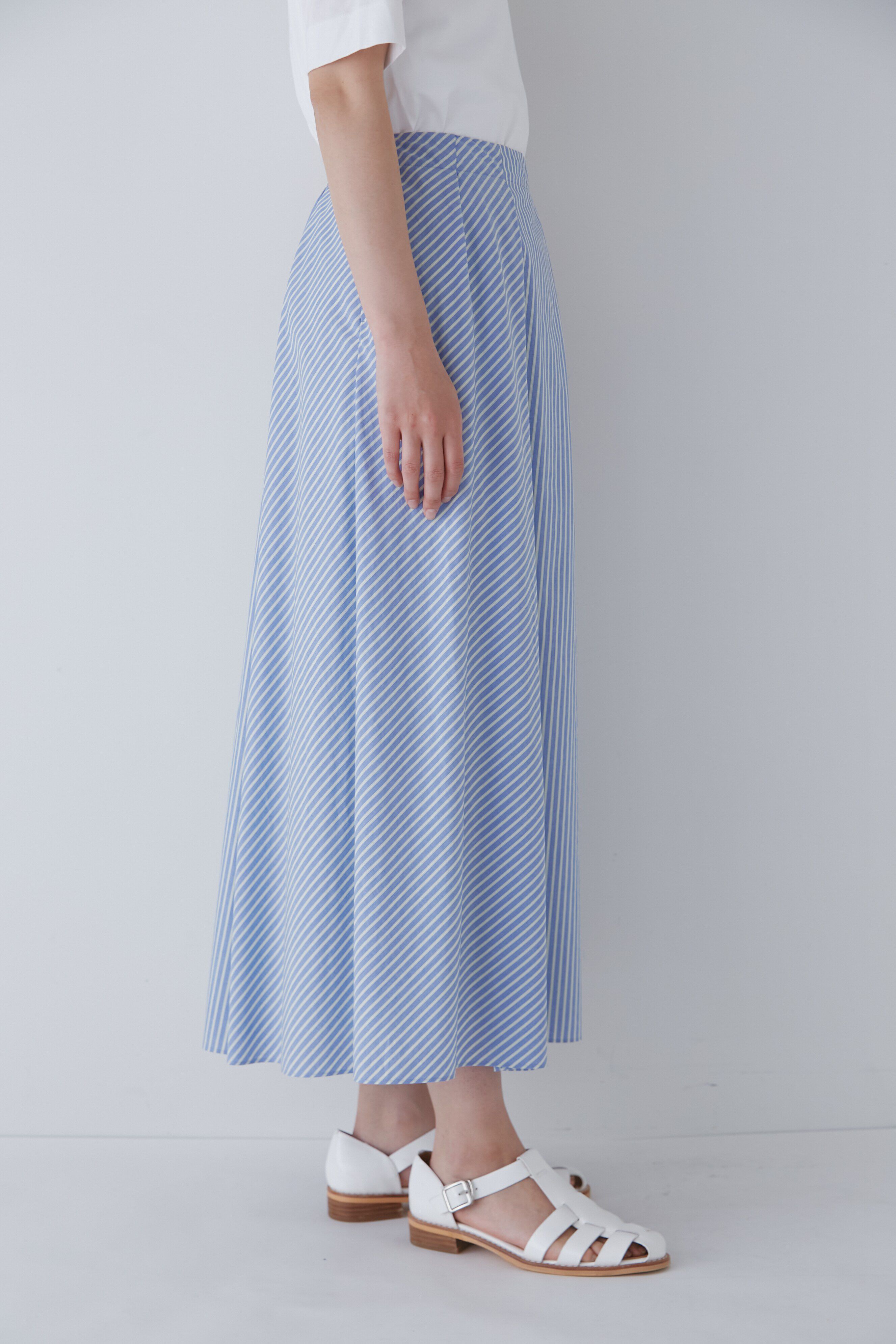  「◆バイカラーストライプスカート」|スカート|