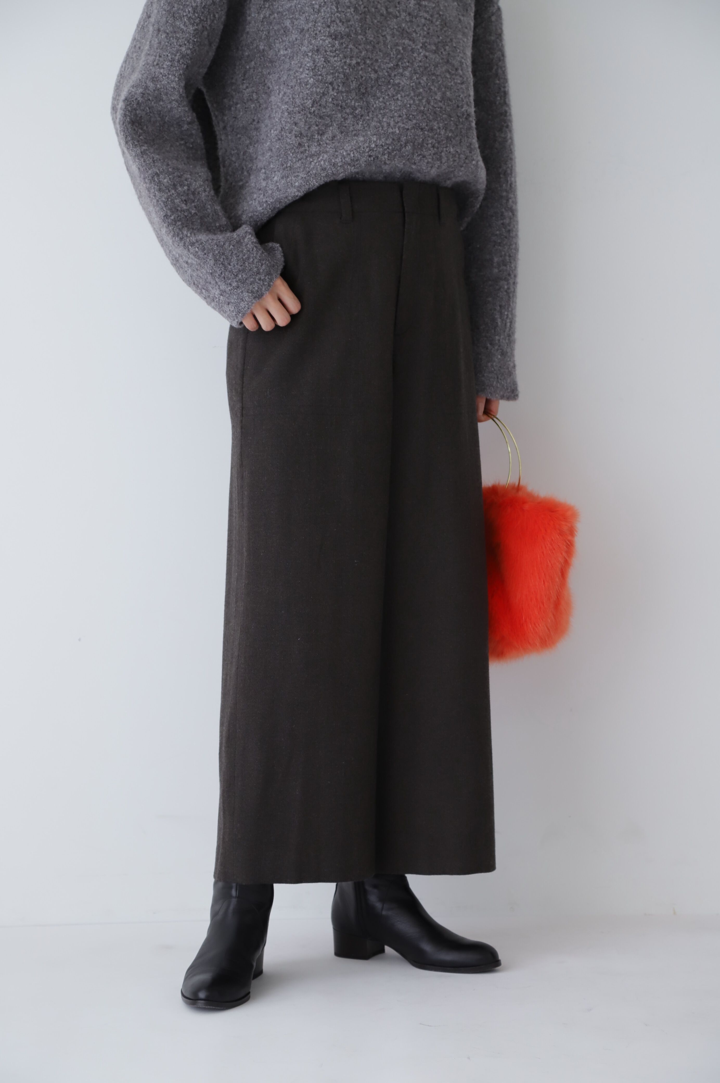  「◆ＴＯＰツイルストレッチパンツ」|その他|ブラウン