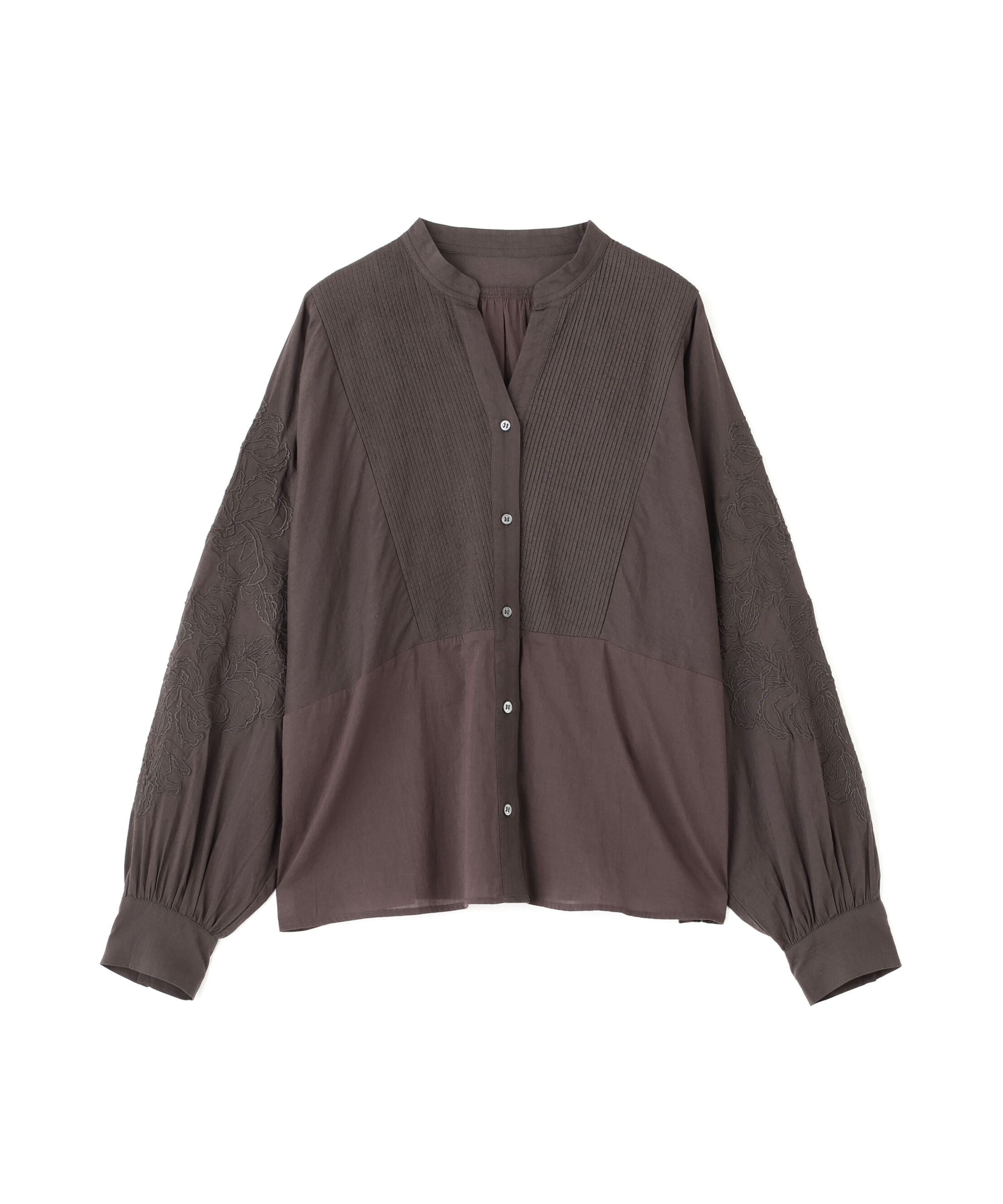  「◆インドコットンボイルアップリケブラウス」|シャツ・ブラウス|