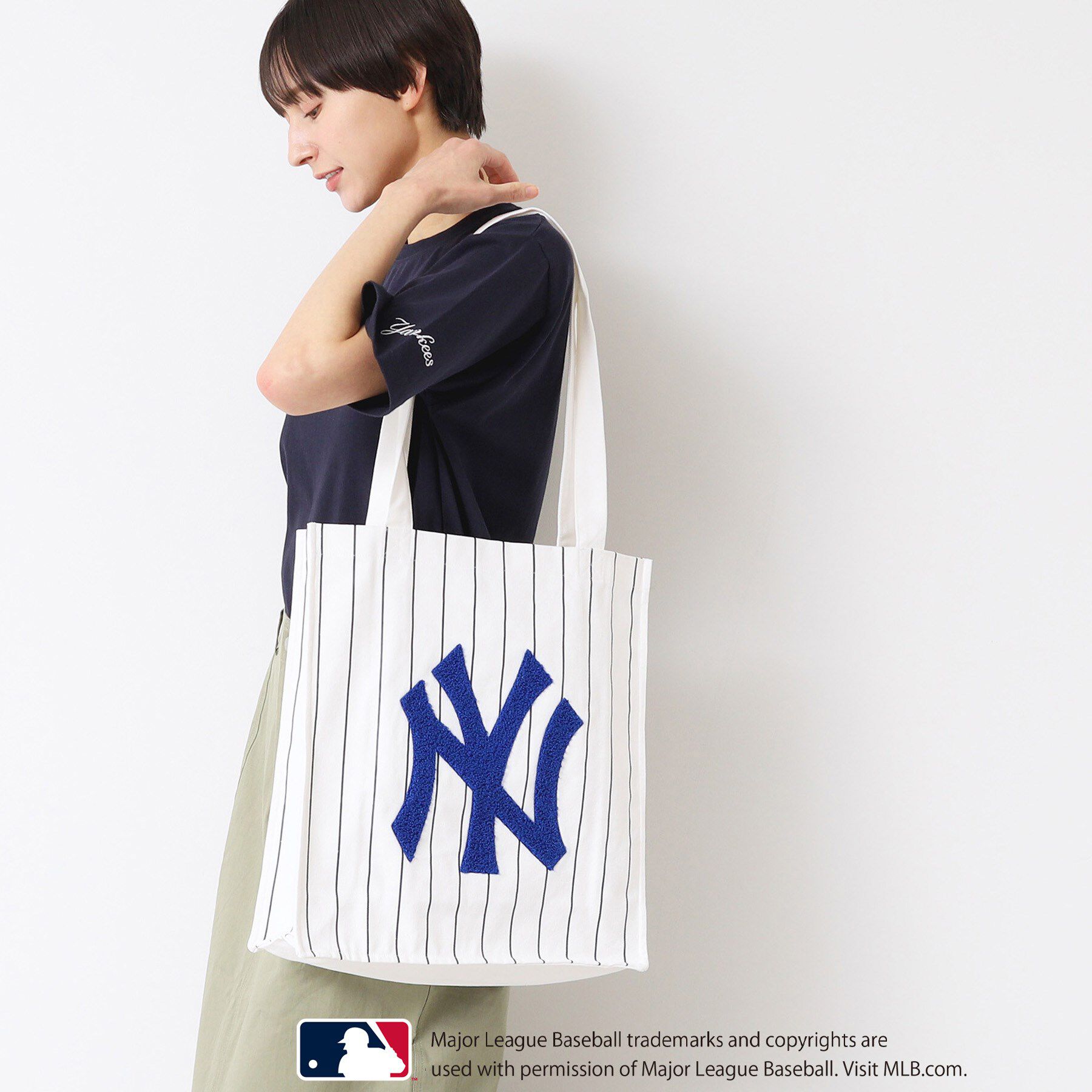 Dessin「【ユニセックス】MLB/ロゴ入りトートバッグ」|トートバッグ|