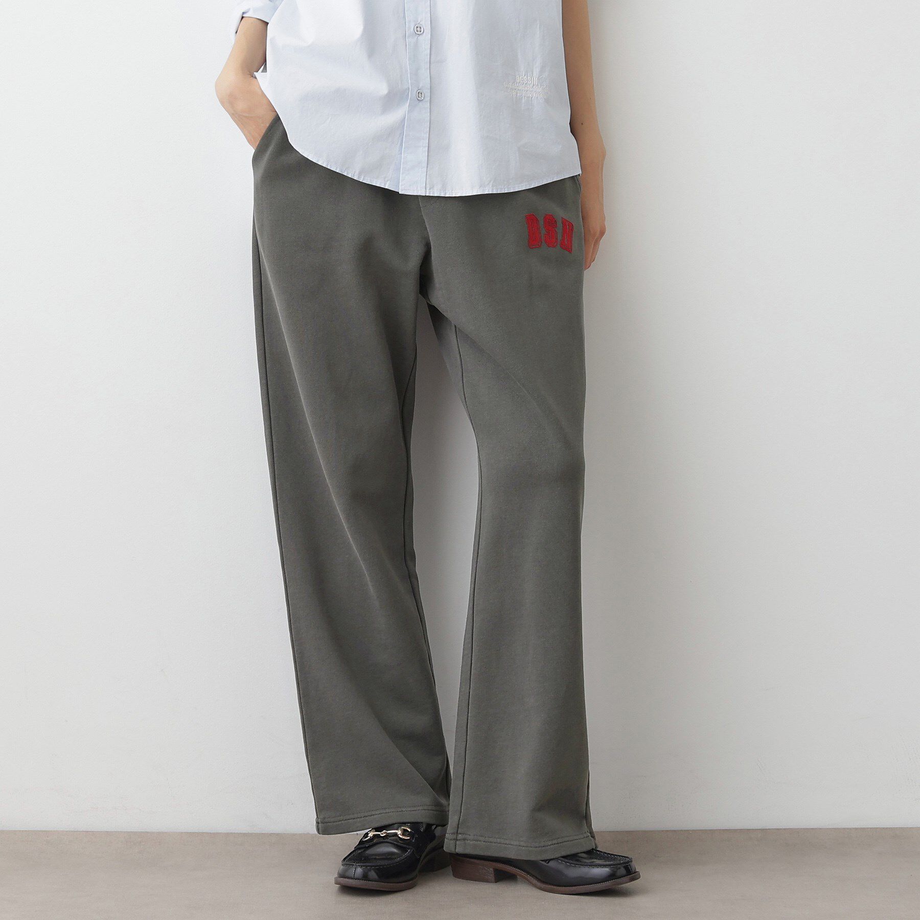 Dessin「【ユニセックス/セットアップ可】ピグメントスウェットパンツ」|その他|チャコールグレー(0