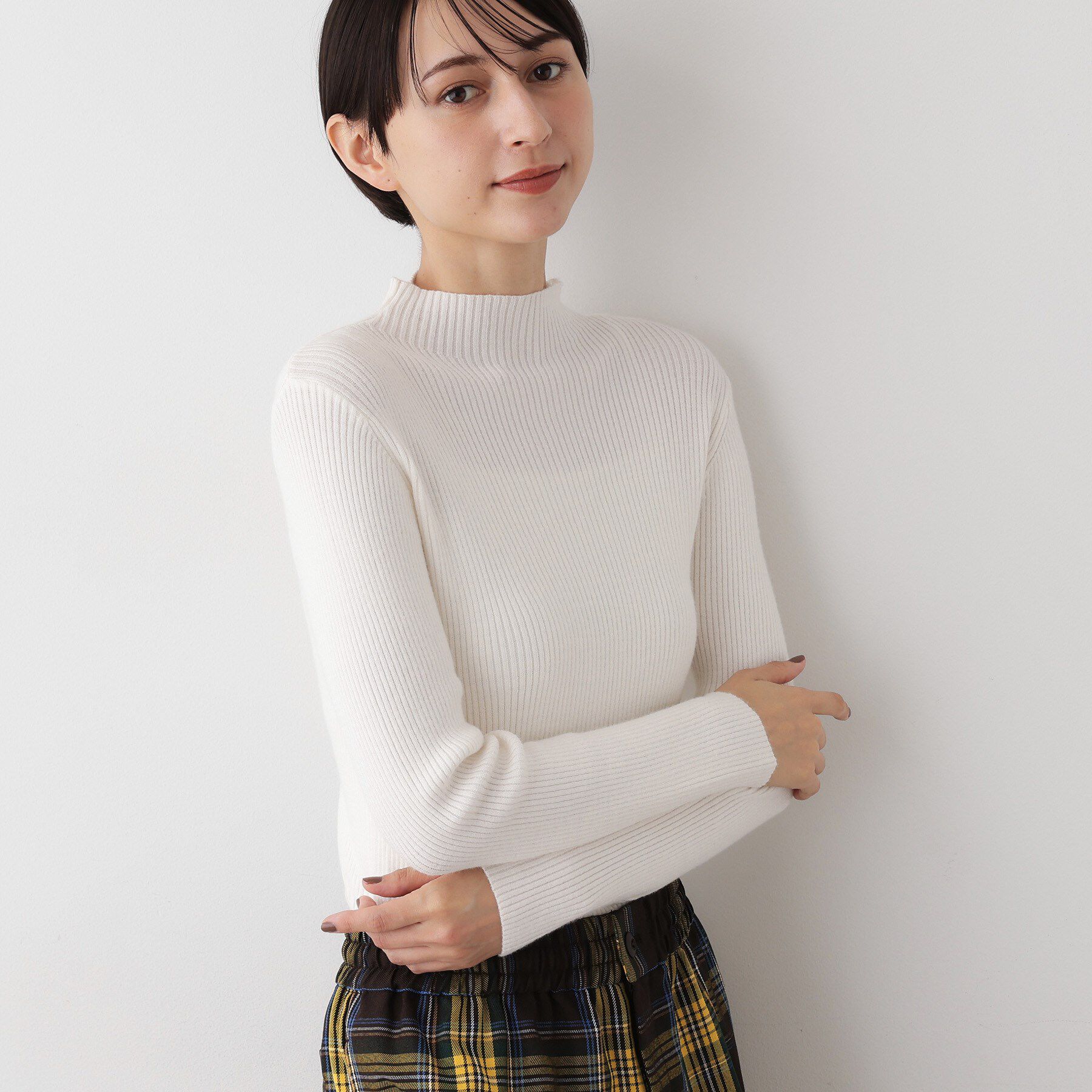 Dessin「【洗える】リブタートルネックニット」|ニット・セーター|