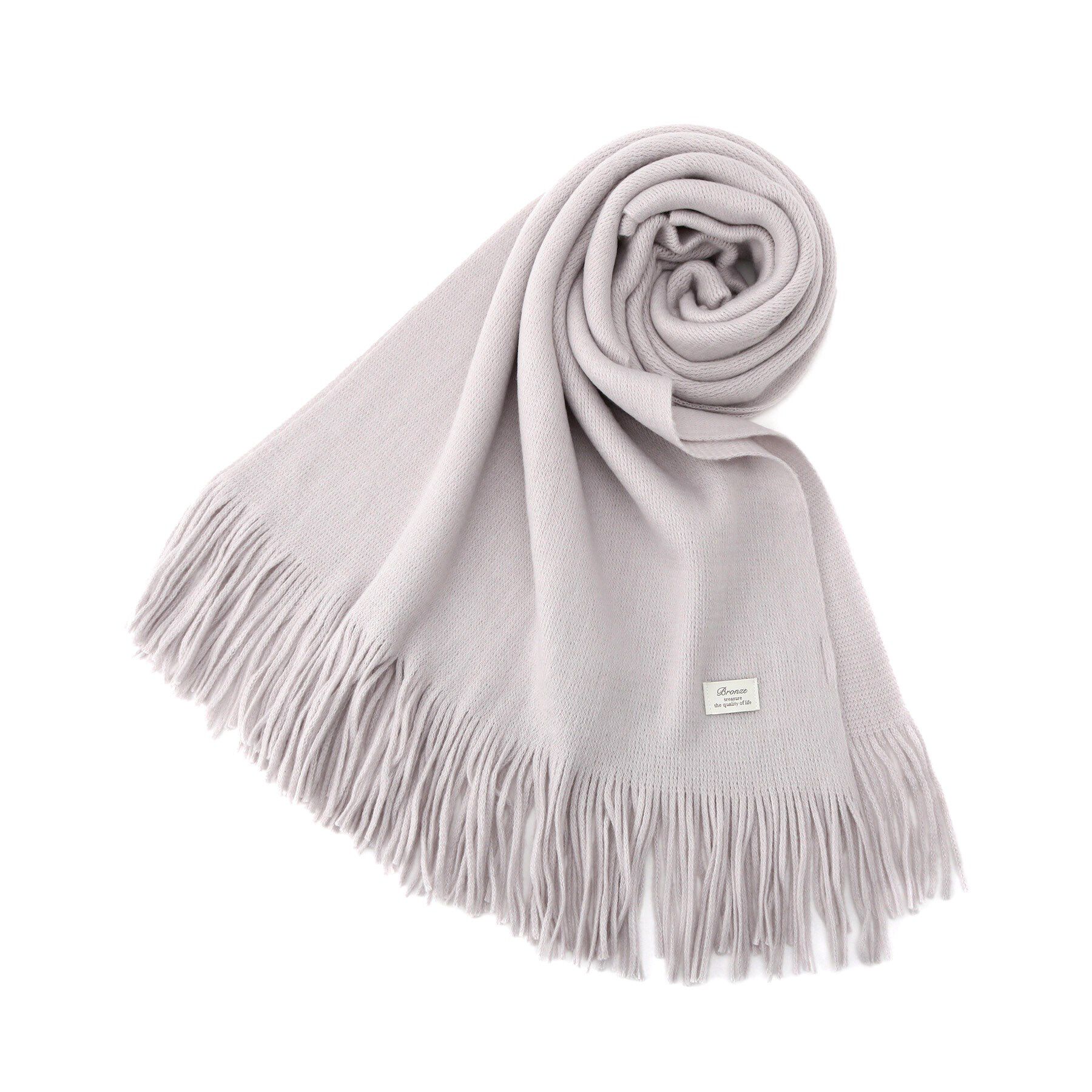 ITS&rsquo;DEMO「【手洗い可】アクリルニットシャギーストール」|ストール|ラベンダー(080)