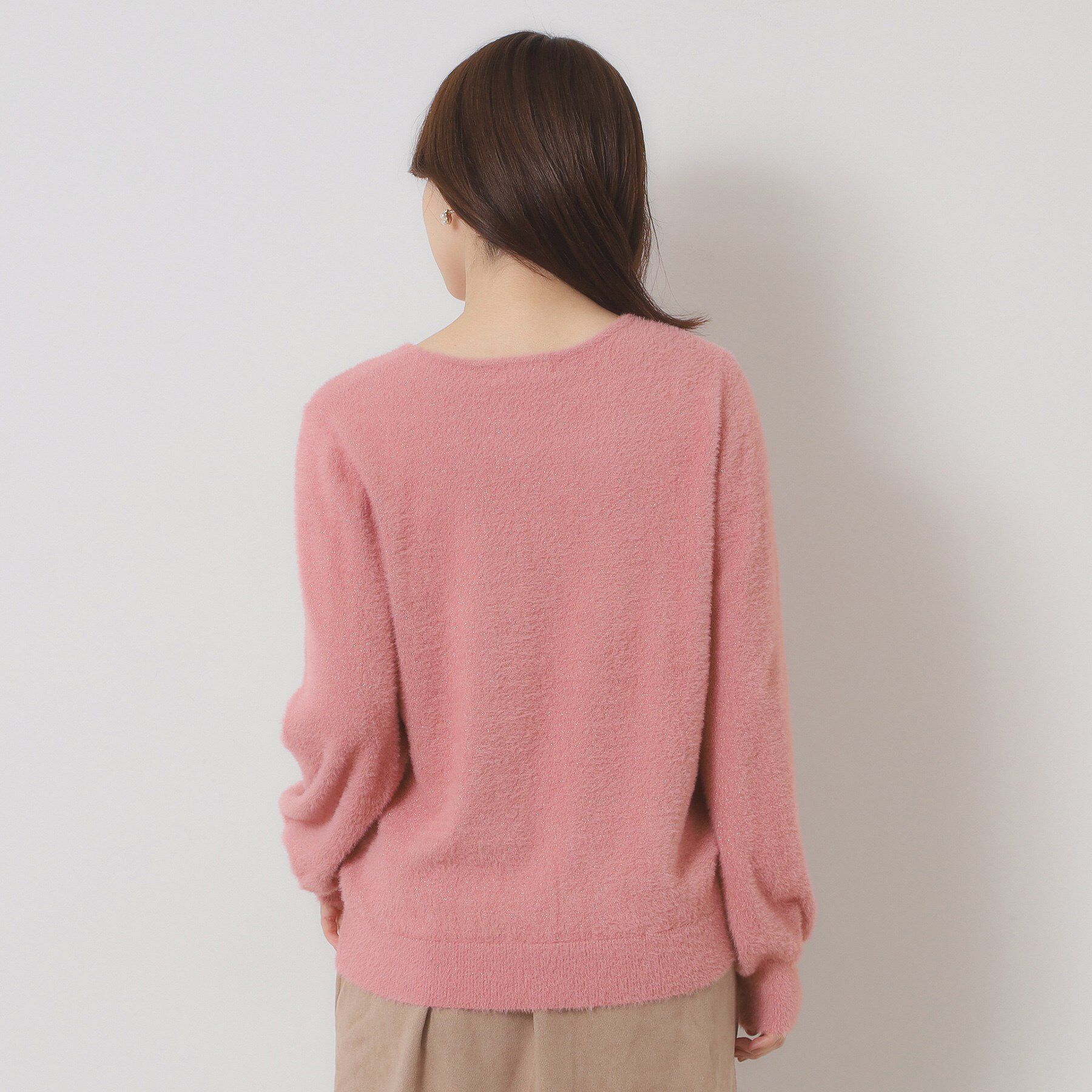 ITS&rsquo;DEMO「【手洗い可】ラメフェザーヤーンニット」|ニット・セーター|