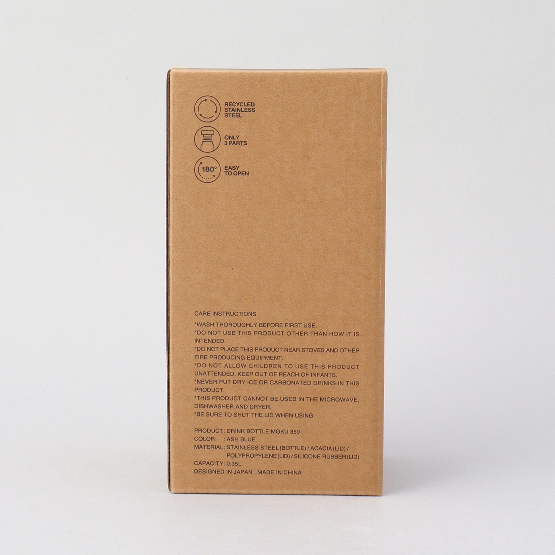 212 KITCHEN STORE「ドリンクボトル MOKU 350 アッシュブルー ＜RIVERS リバーズ＞」|食器・キッチングッズ|