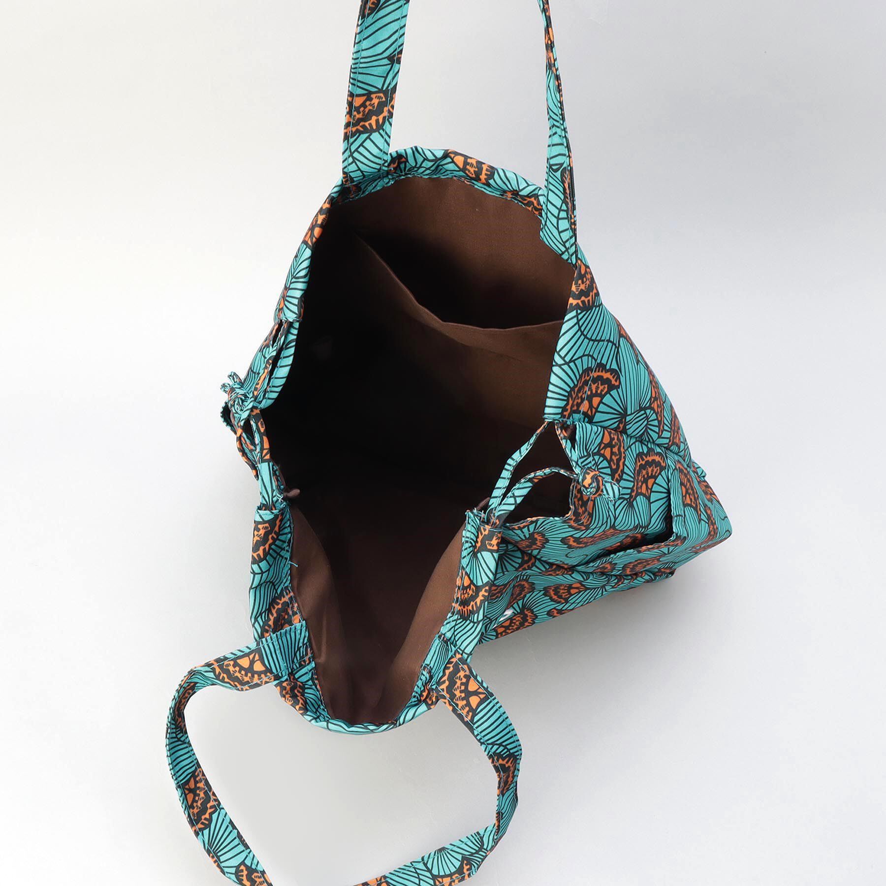 212 KITCHEN STORE「ラタ プリントトート リーフブルー」|その他|