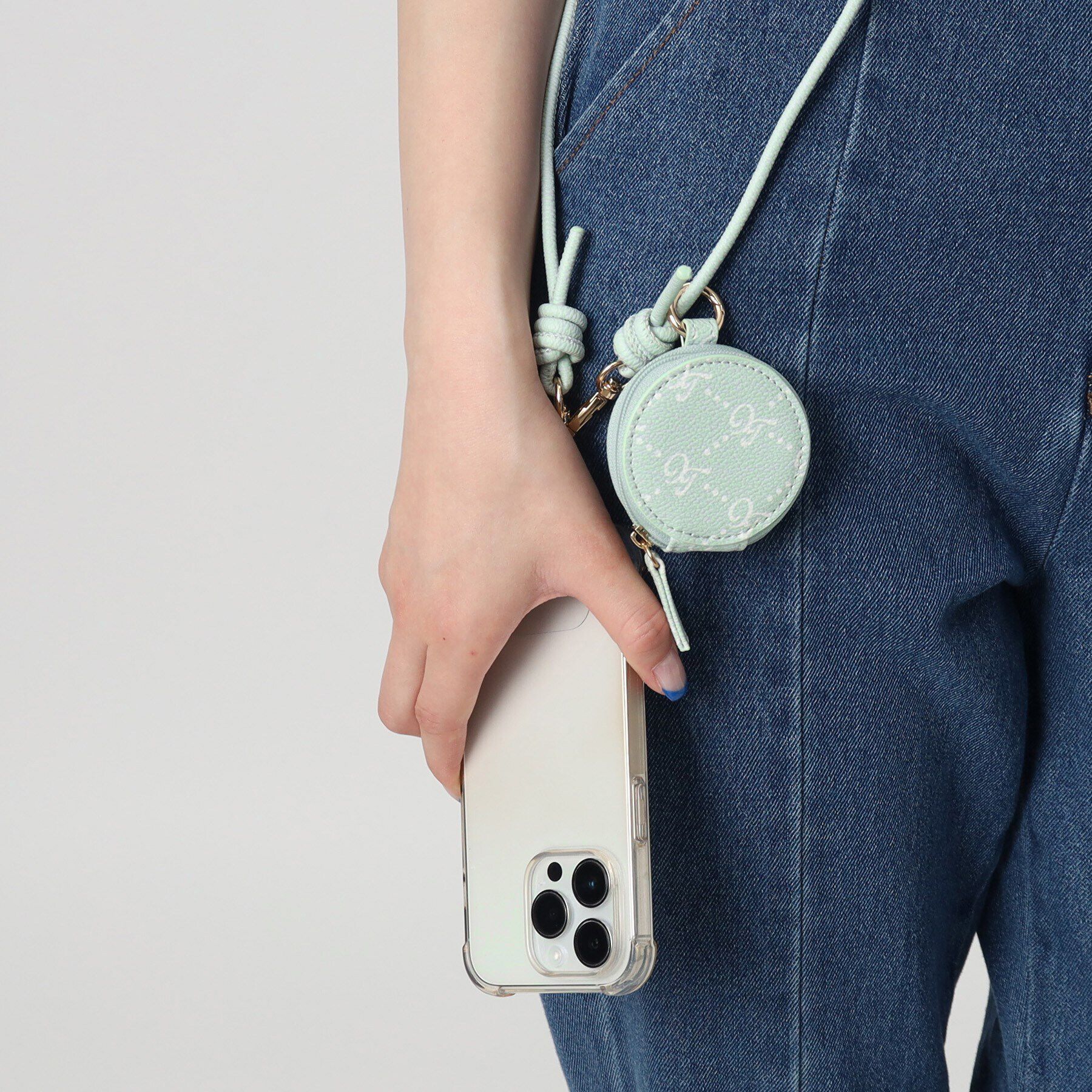 Grandedge「ポーチ付きスマホショルダー」|ストラップ|