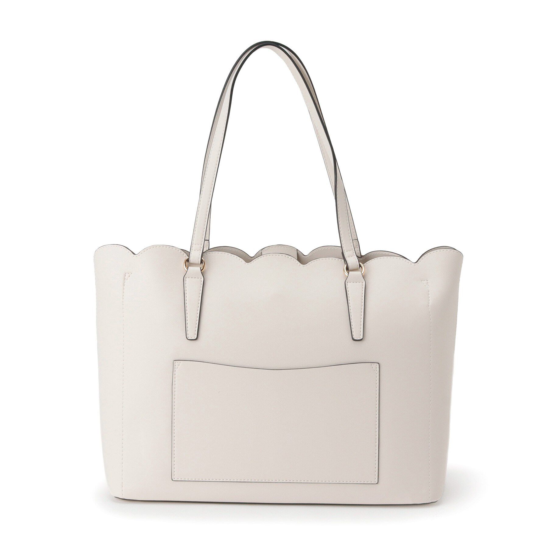 Ober Tashe「スカラップ合皮トート」|トートバッグ|