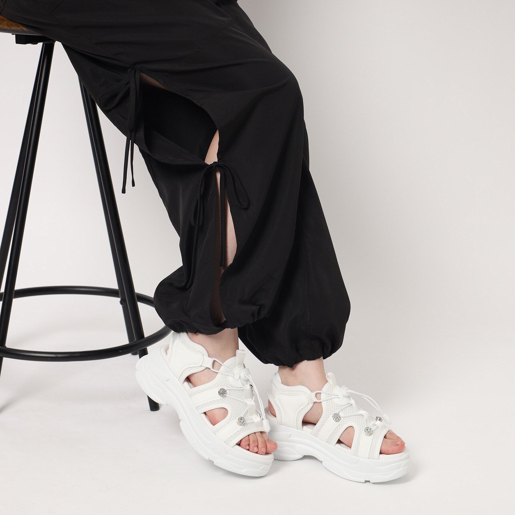 csT&P「軽量 厚底ビジュースポサン」|サンダル|