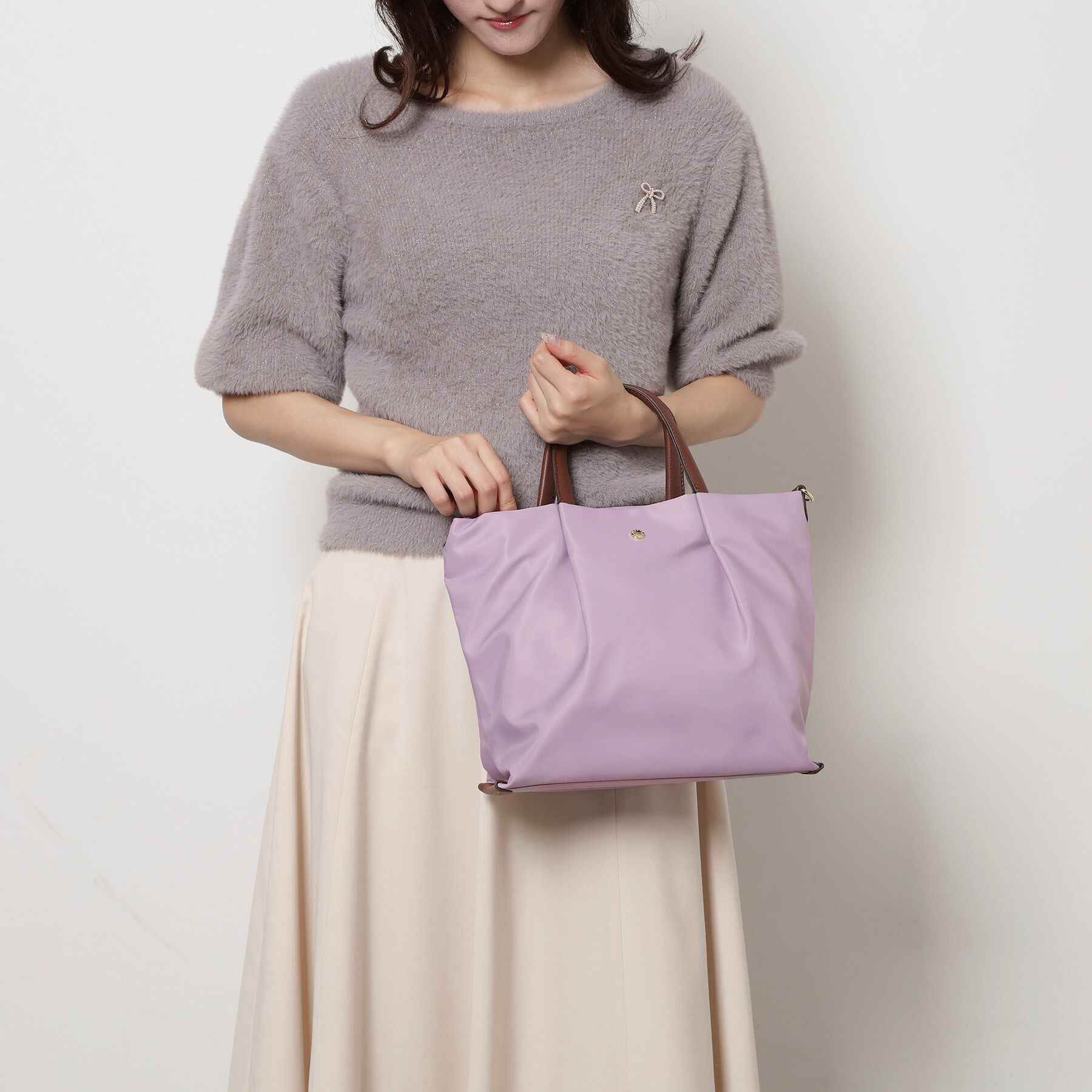 ESPERANZA「肩楽 2WAYショルダーギャザーバッグ」|ショルダー・メッセンジャー|