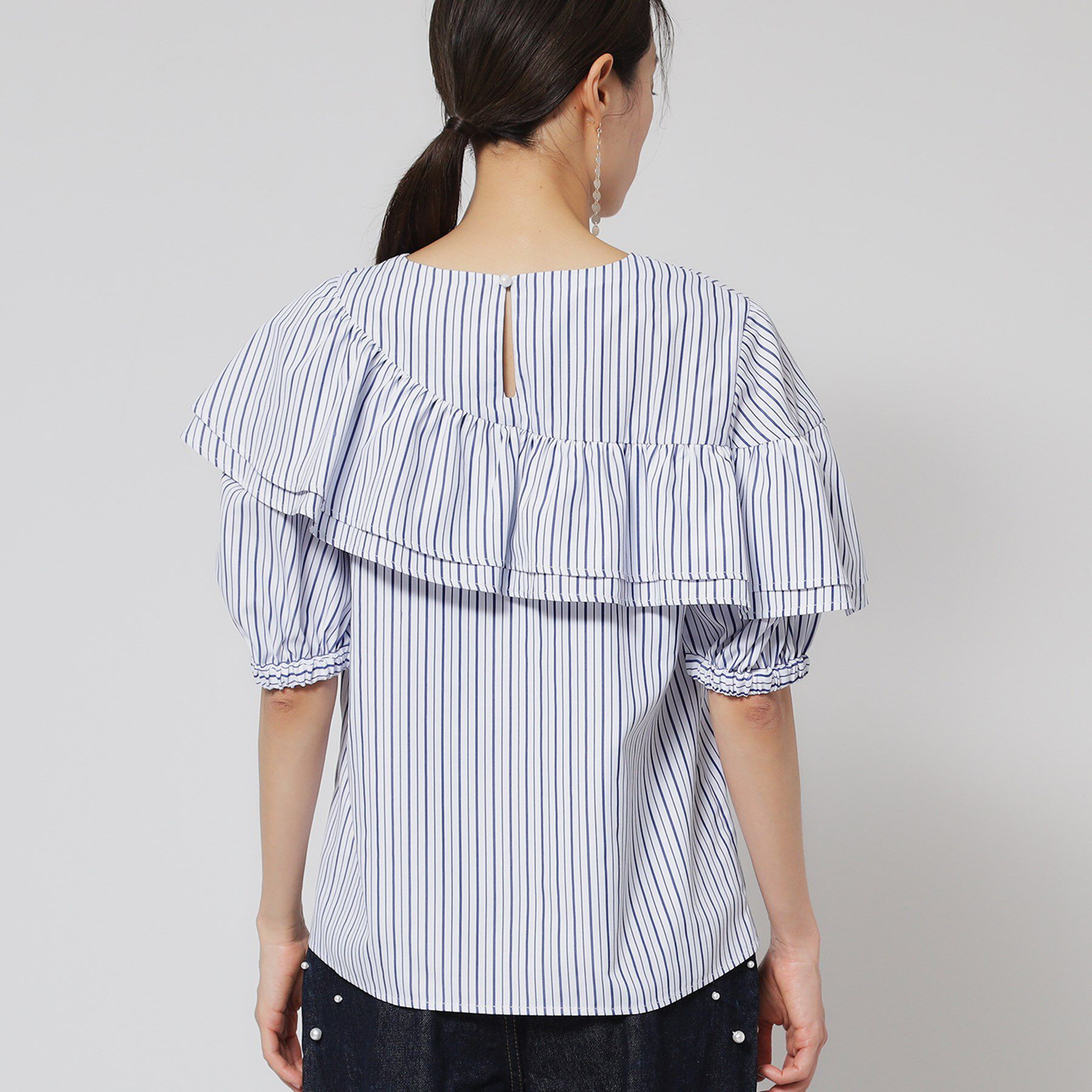 SunaUna「【今年はこれで決まり！／アシメフリル】ブラウス」|シャツ・ブラウス|