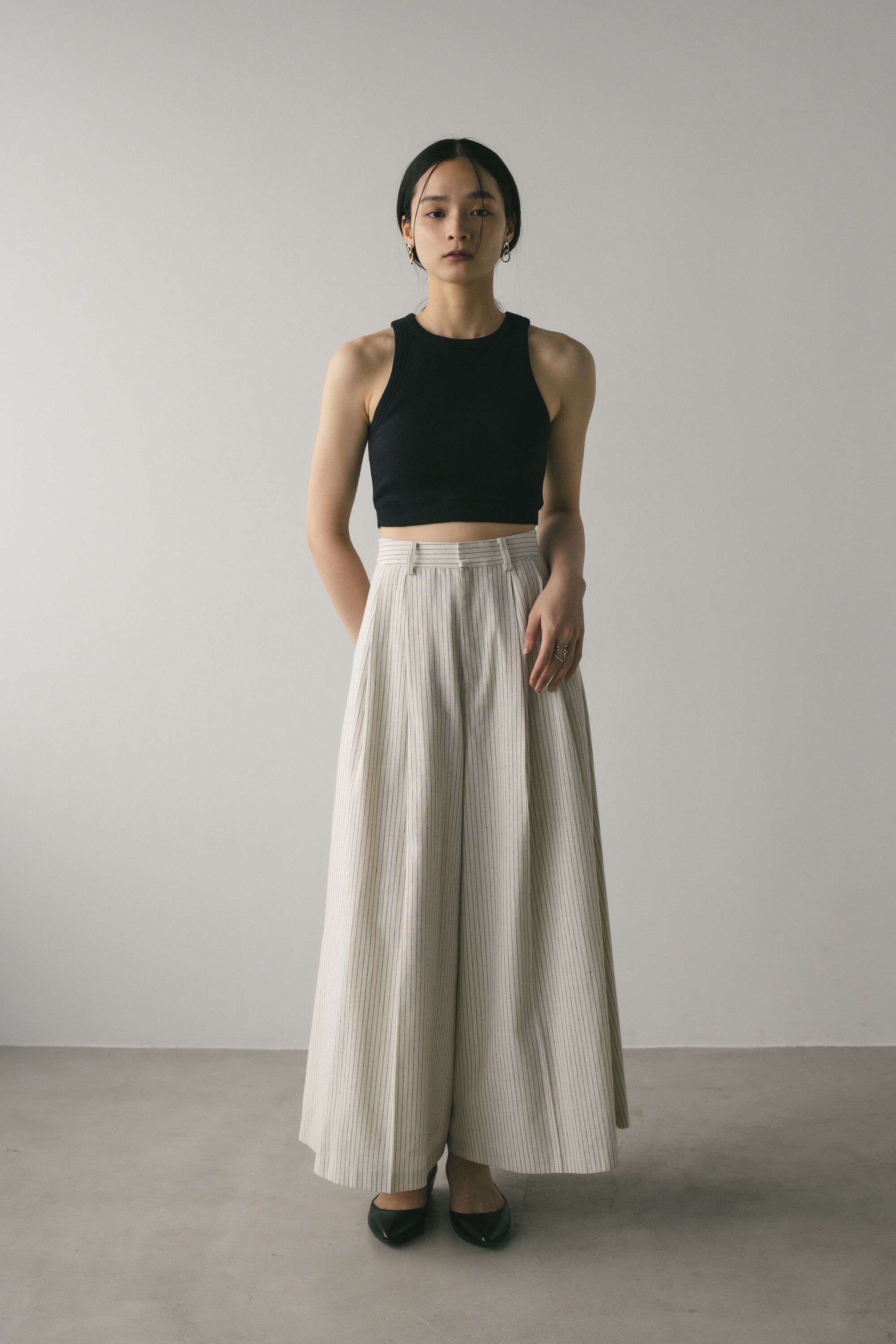 STYLEMIXER「リネンミックスミモレパンツ」|その他|