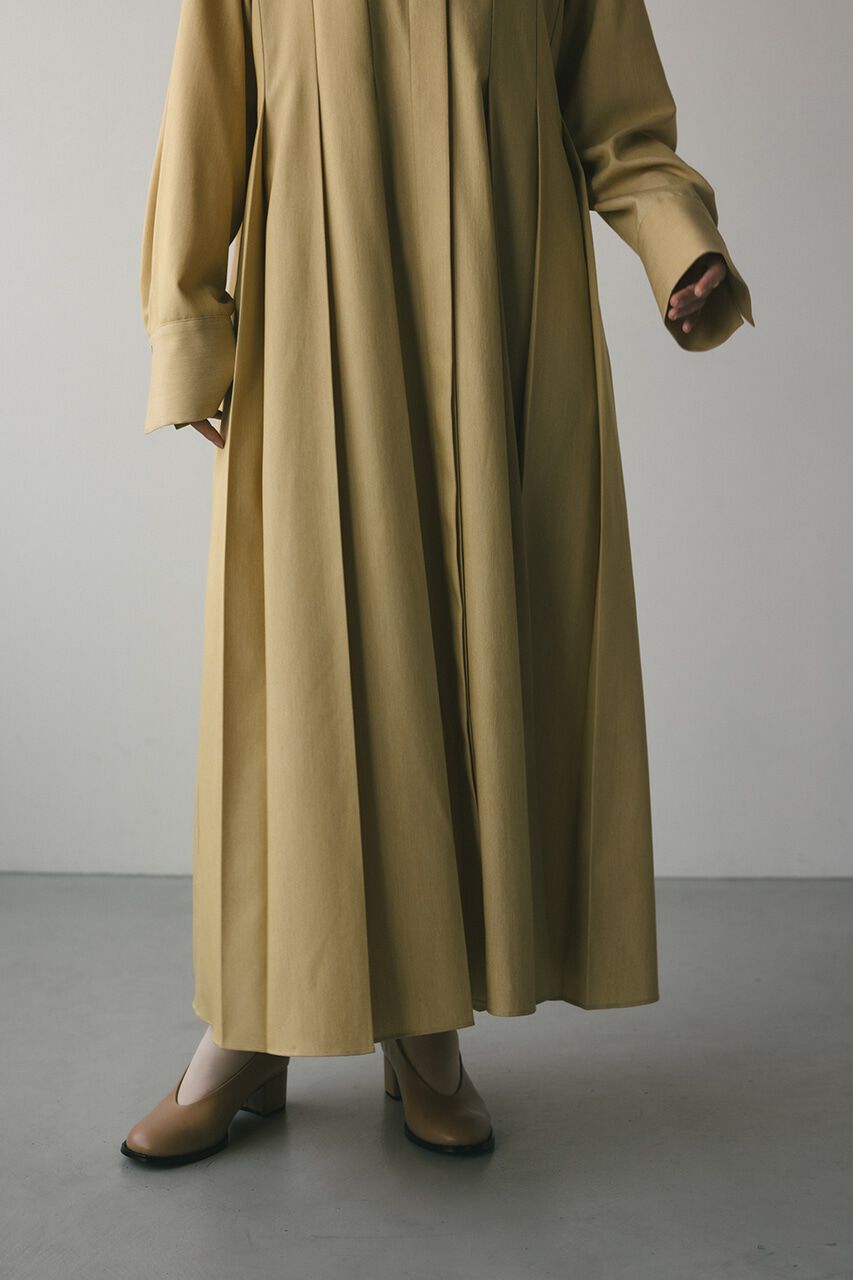 STYLEMIXER「ワイドプリーツシャツワンピース」|ワンピース|