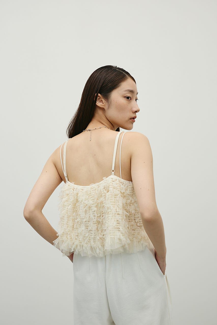 STYLEMIXER「チュールフリルキャミ」|キャミソール|