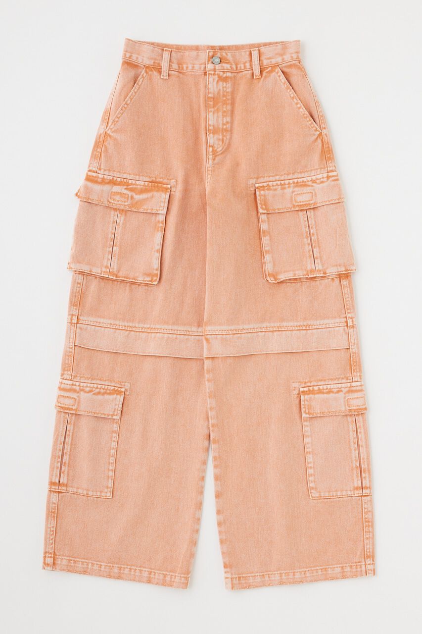 MOUSSY「LOWRISE CARGO STRAIGHT」|デニム|