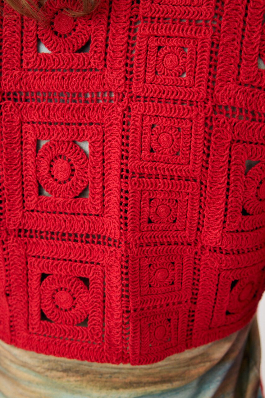 MOUSSY「CROCHET カーディガン」|カーディガン|