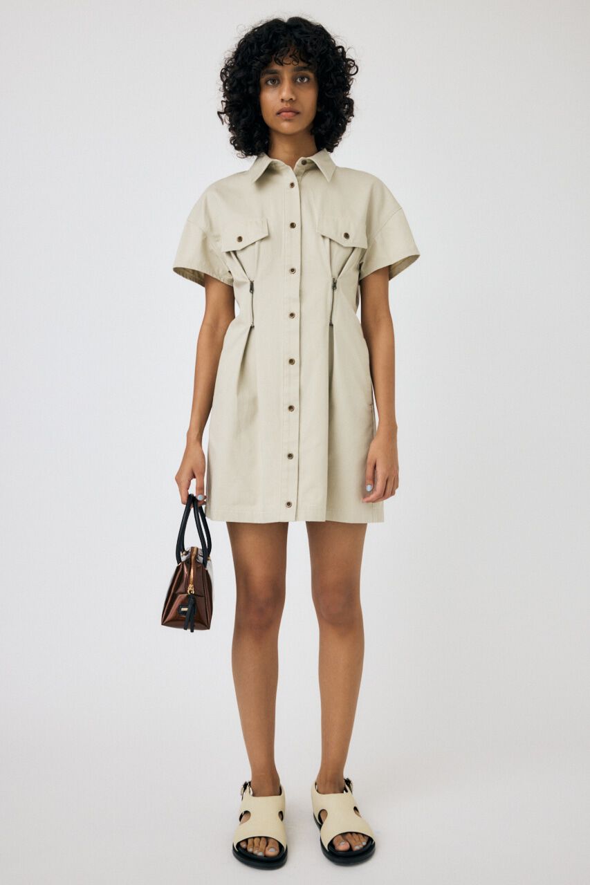 MOUSSY「WAIST ZIP UP ドレス」|ワンピース|